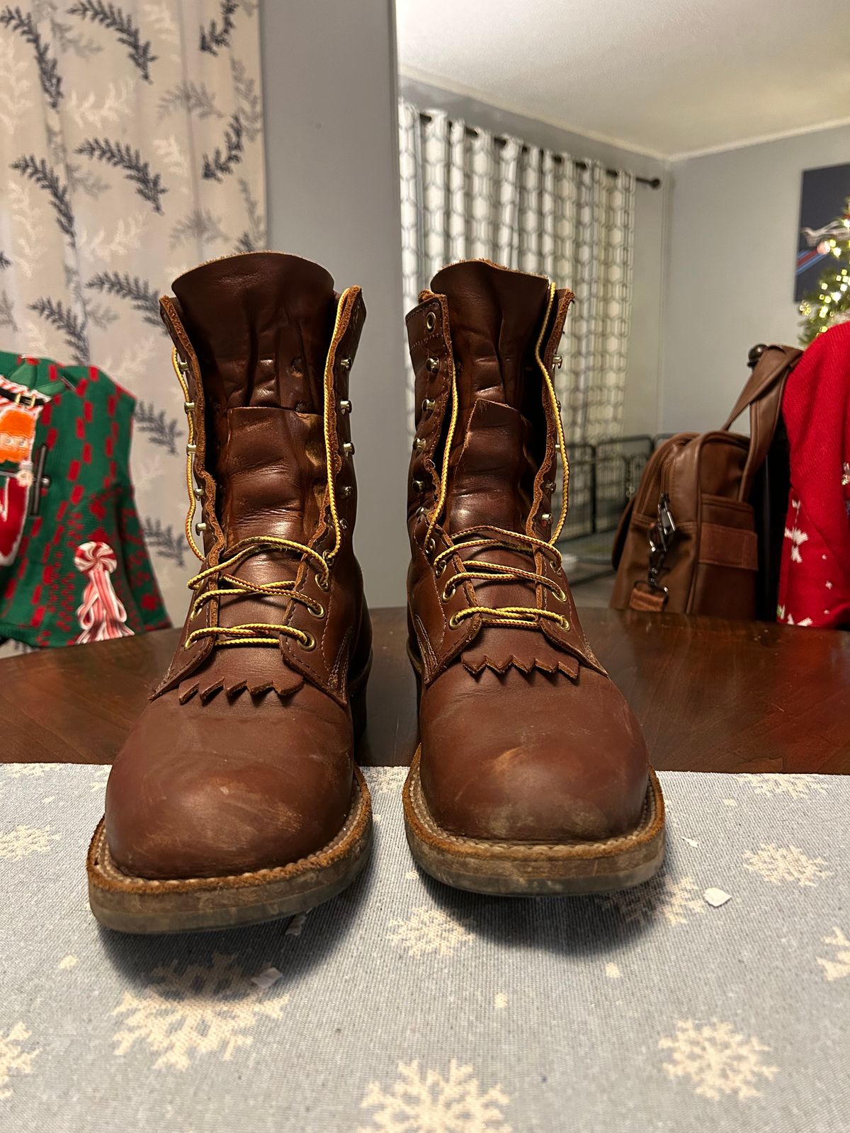 Photo by rudnick on December 5, 2023 of the White's Stockman in Seidel Red Dog Oil Tan.