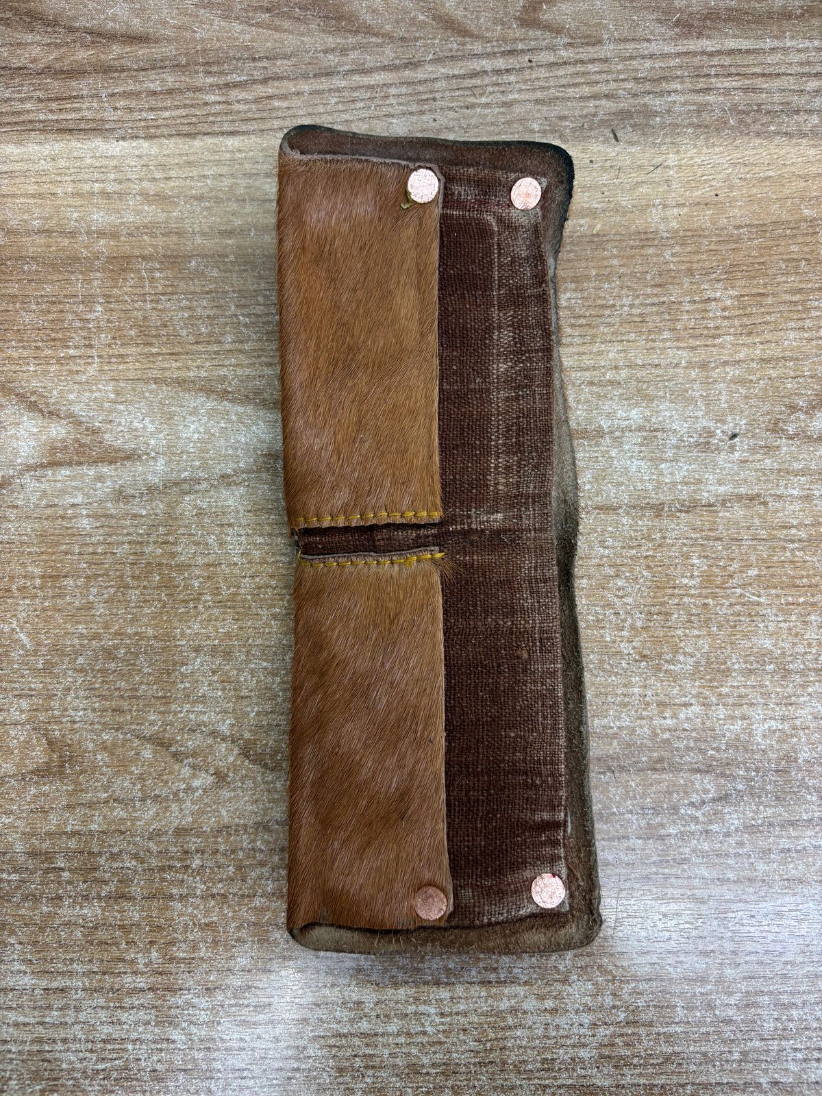 Photo by reothich on February 5, 2026 of the Self-Made Bi-fold Wallet in Unknown Leather.
