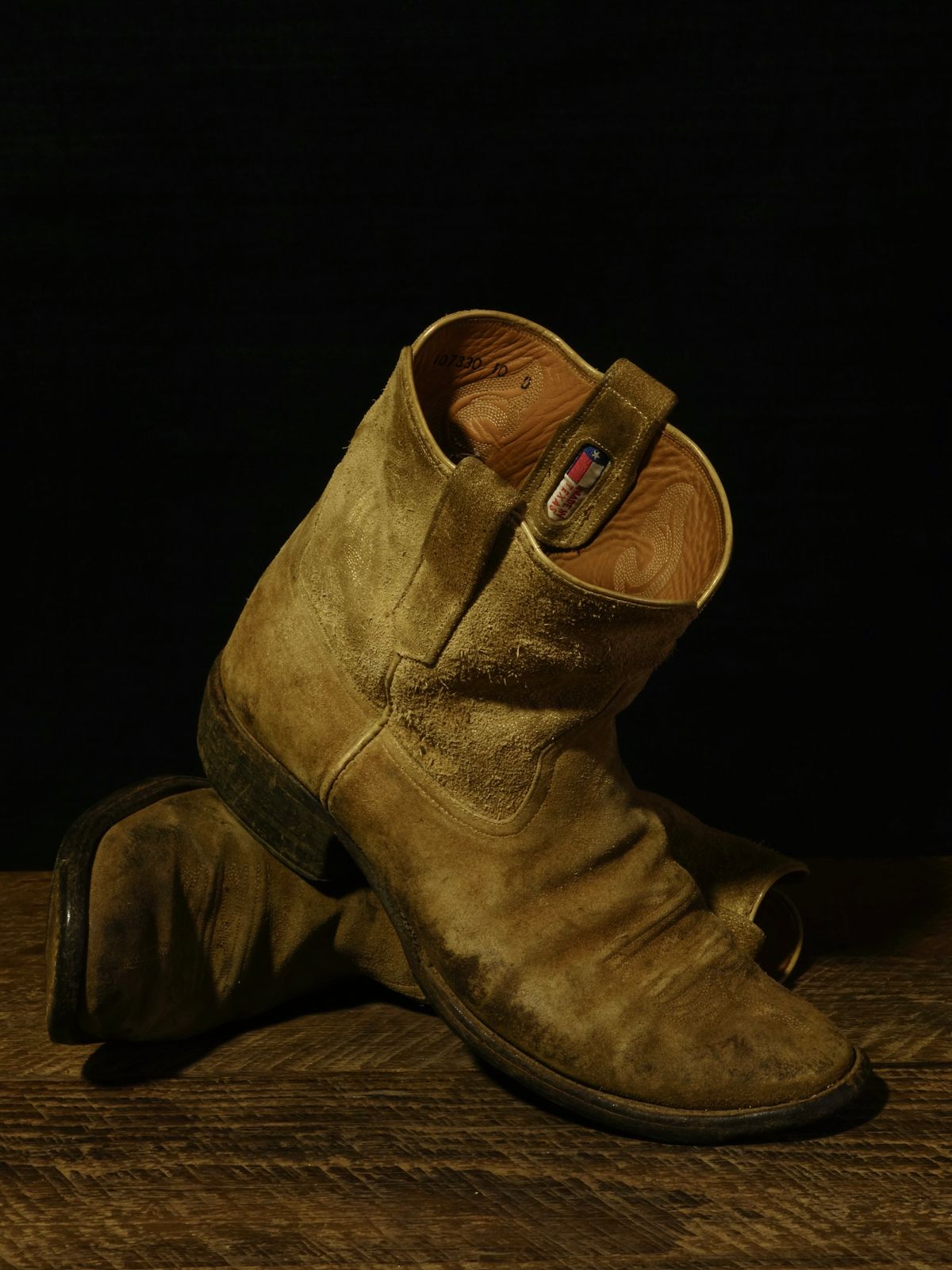 Photo by reothich on February 3, 2025 of the Rios of Mercedes Cowboy Boots in Lickety Split.