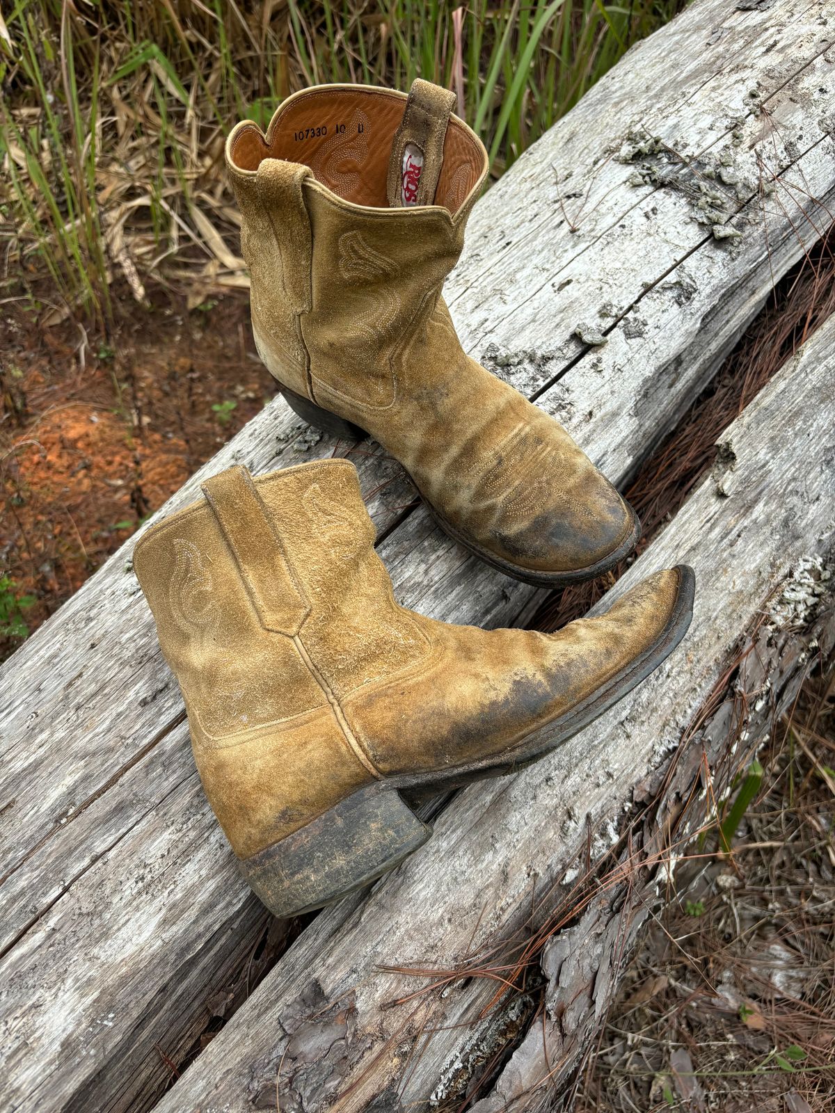 Photo by reothich on March 20, 2025 of the Rios of Mercedes Cowboy Boots in Lickety Split.