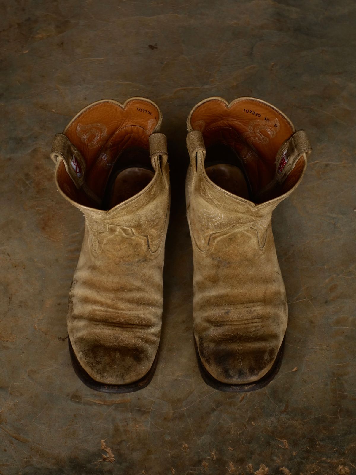 Photo by reothich on March 30, 2025 of the Rios of Mercedes Cowboy Boots in Lickety Split.