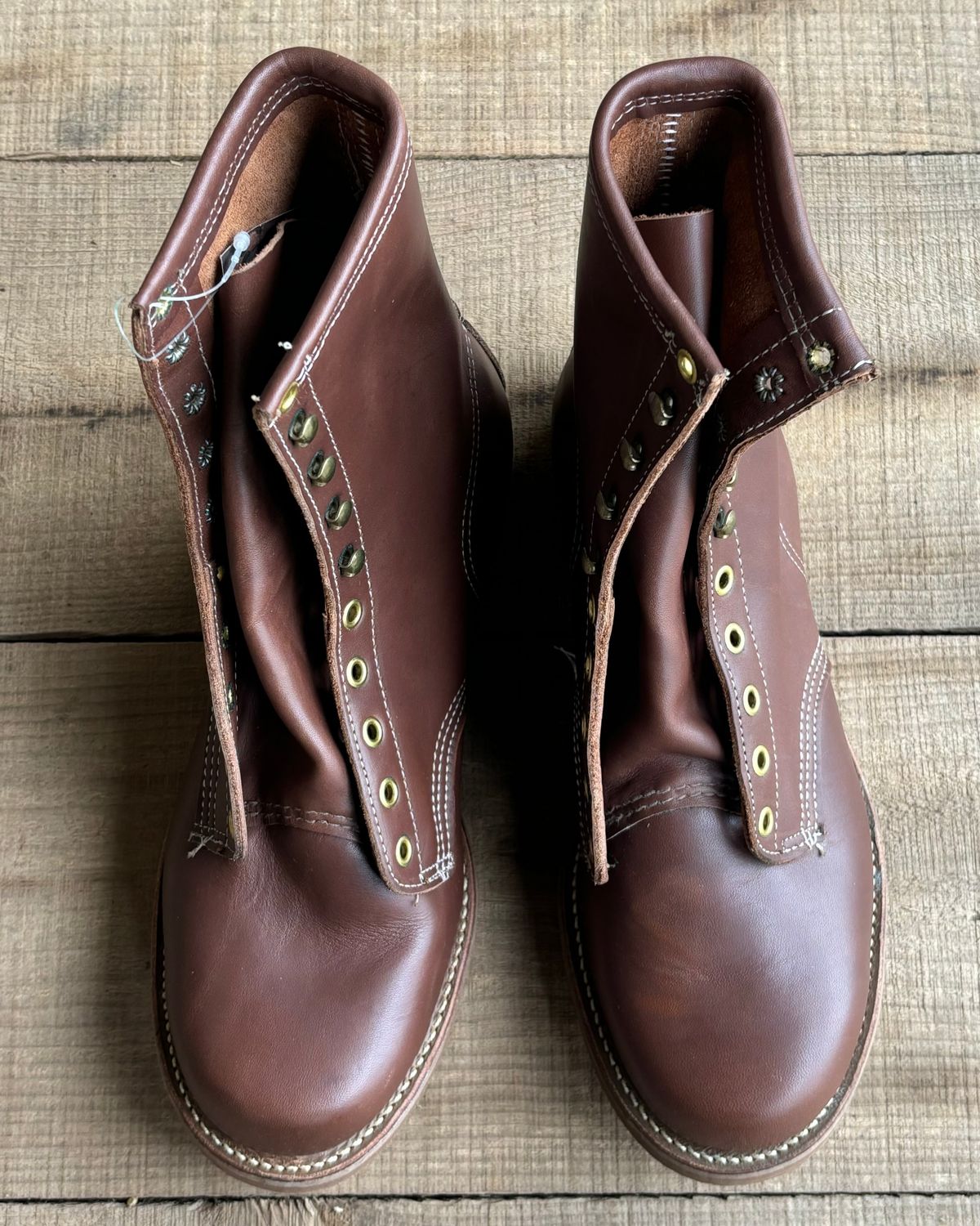 Photo by reothich on October 6, 2024 of the Walker Golden Retriever 984 in Brown Leather.