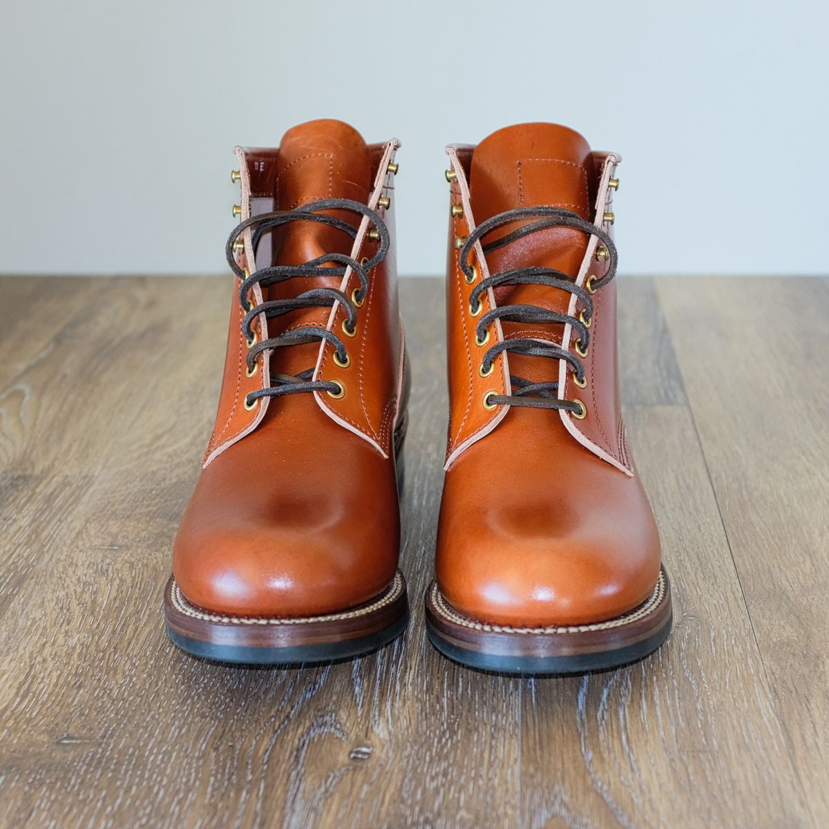 Photo by selvedge.and.boots on October 1, 2024 of the John Lofgren Steel Gang in Shinki Camel Horsebutt.