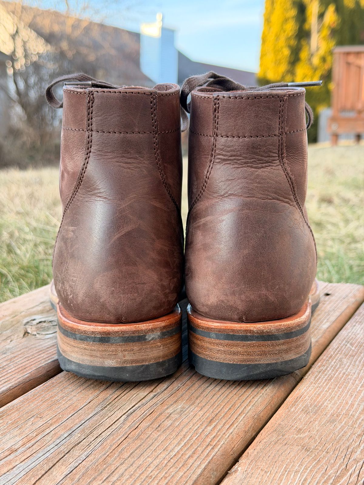 Photo by christianr on January 5, 2026 of the Parkhurst The Niagara in Henna Veg Re-Tan.