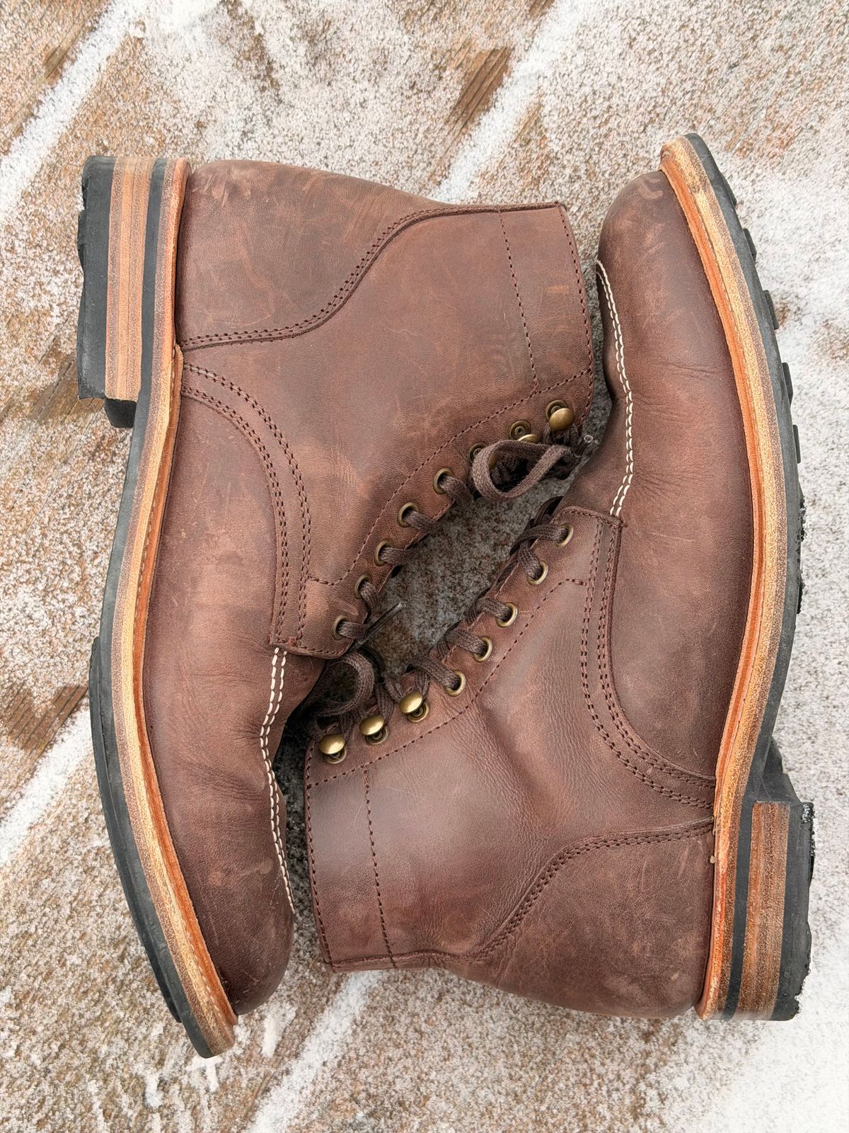 Photo by christianr on February 5, 2026 of the Parkhurst The Niagara in Henna Veg Re-Tan.