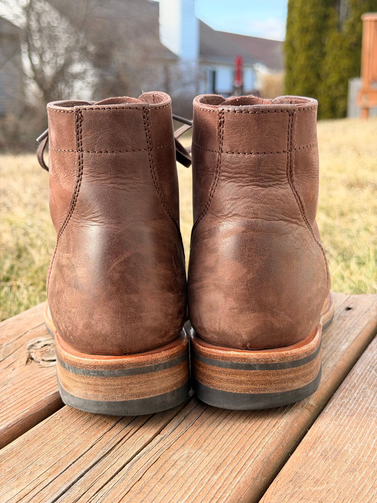 Photo by christianr on March 2, 2026 of the Parkhurst The Niagara in Henna Veg Re-Tan.