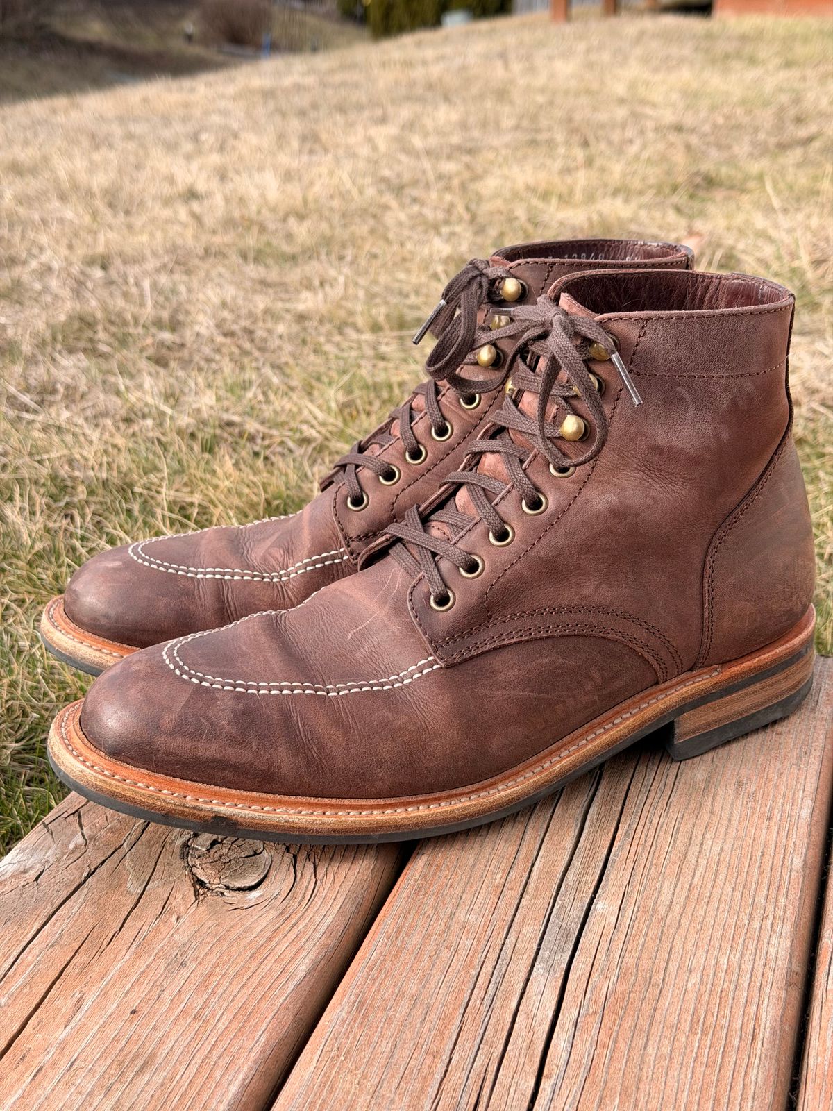 Photo by christianr on March 2, 2026 of the Parkhurst The Niagara in Henna Veg Re-Tan.