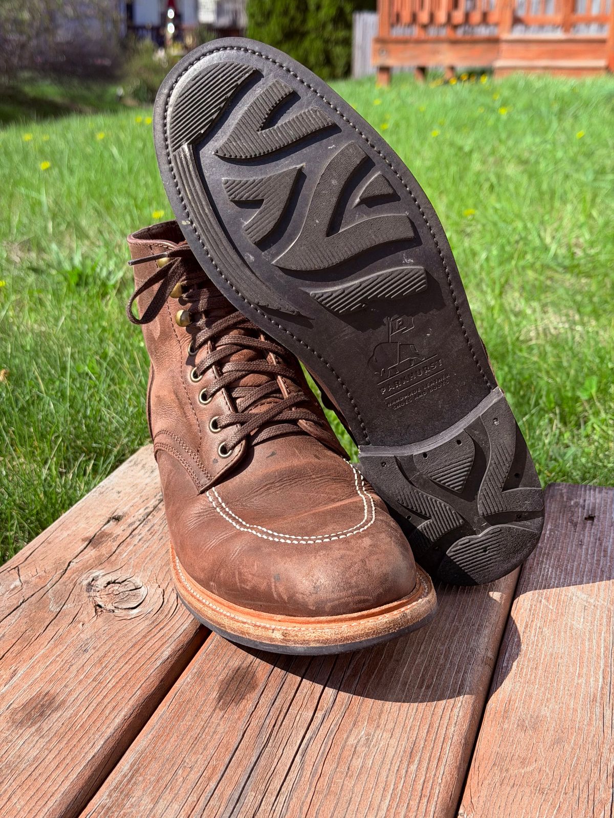 Photo by christianr on April 5, 2026 of the Parkhurst The Niagara in Henna Veg Re-Tan.