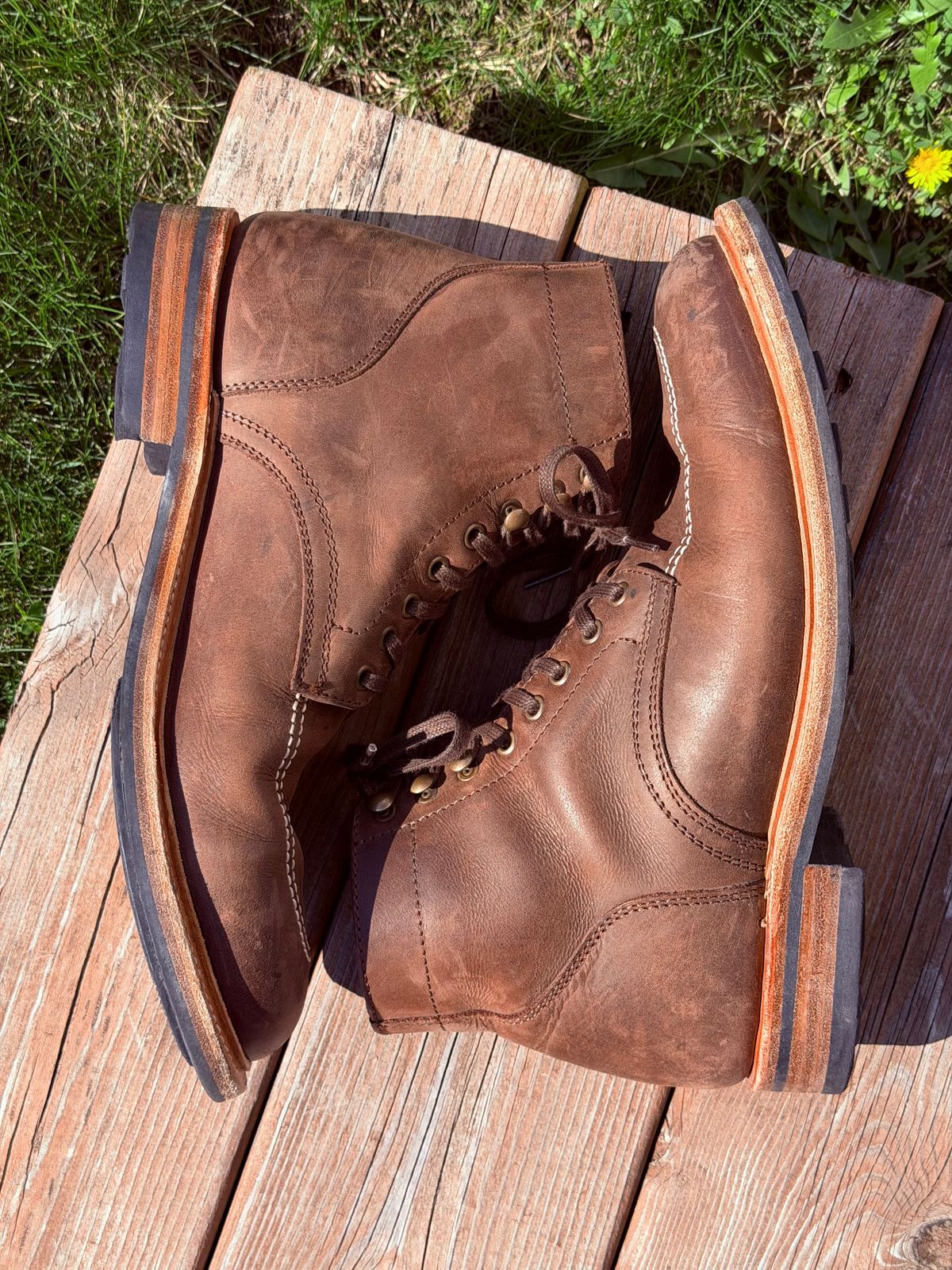 Photo by christianr on April 5, 2026 of the Parkhurst The Niagara in Henna Veg Re-Tan.