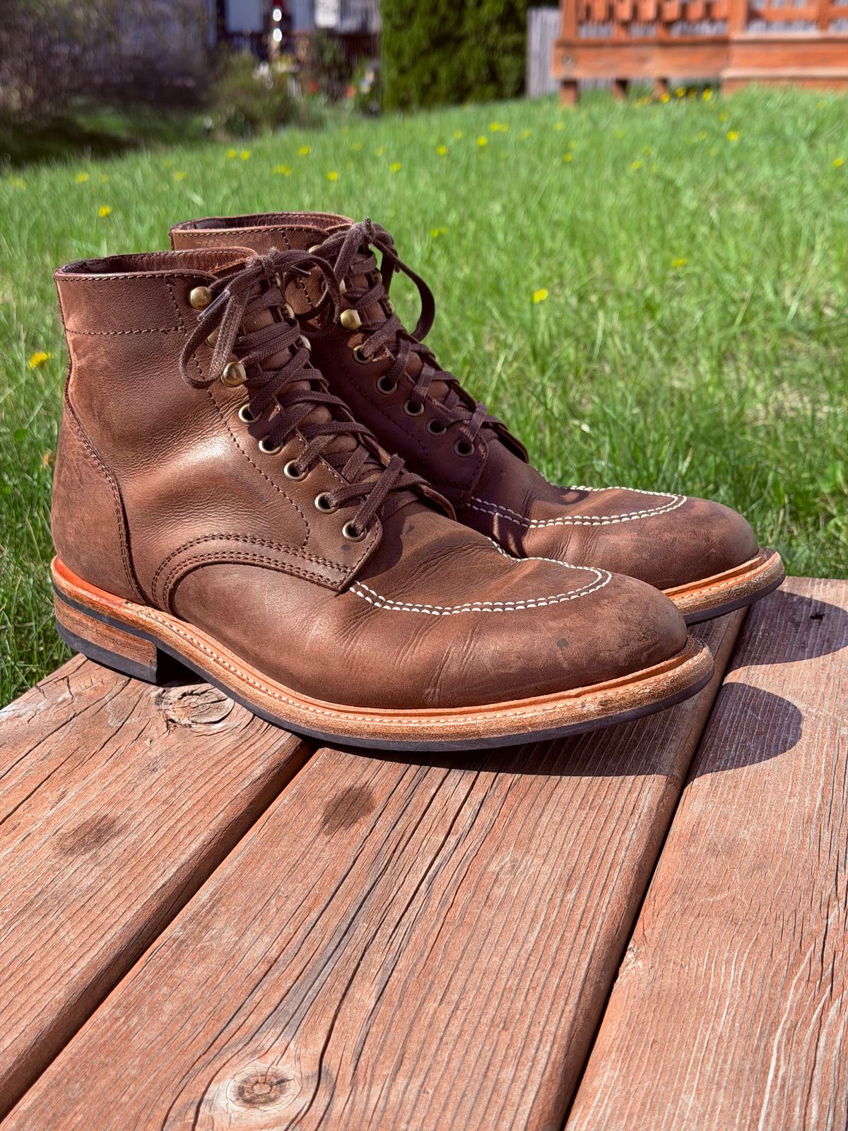 Photo by christianr on April 5, 2026 of the Parkhurst The Niagara in Henna Veg Re-Tan.