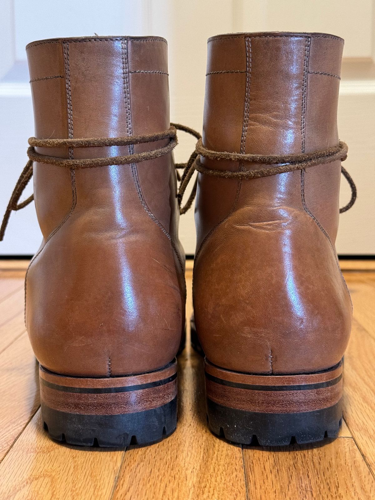 Photo by christianr on January 5, 2024 of the Blkbrd Shoemaker Rudiger Service Boot in Maryam Natural TPR Horsebutt.
