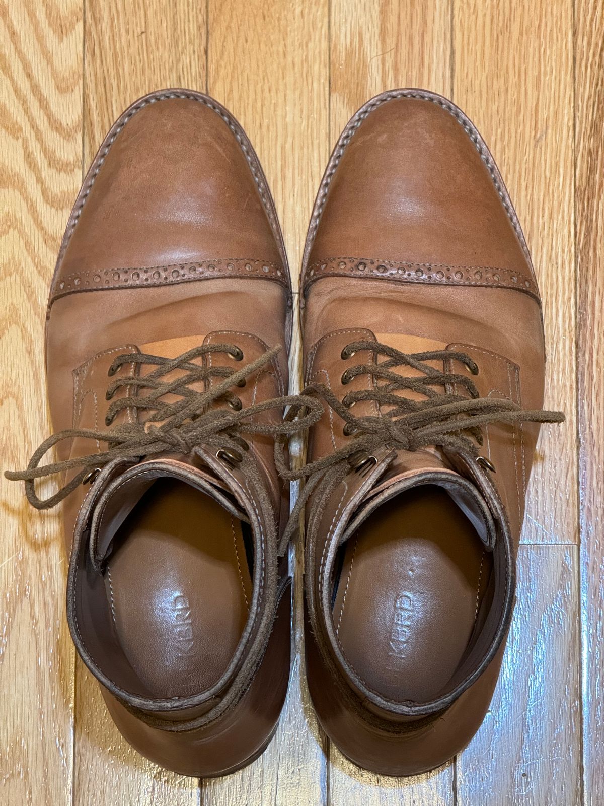 Photo by christianr on January 5, 2024 of the Blkbrd Shoemaker Rudiger Service Boot in Maryam Natural TPR Horsebutt.