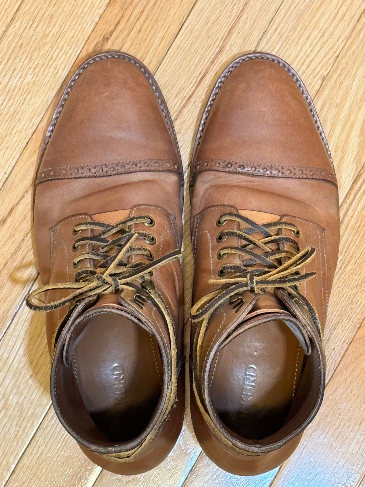 Photo by christianr on February 5, 2024 of the Blkbrd Shoemaker Rudiger Service Boot in Maryam Natural TPR Horsebutt.