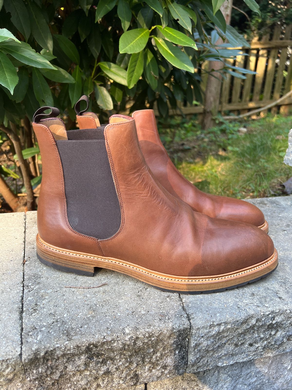 Photo by Benjamnb on October 14, 2024 of the Rider Boot Co. Fritz in Maryam Toscanello Horsebutt.