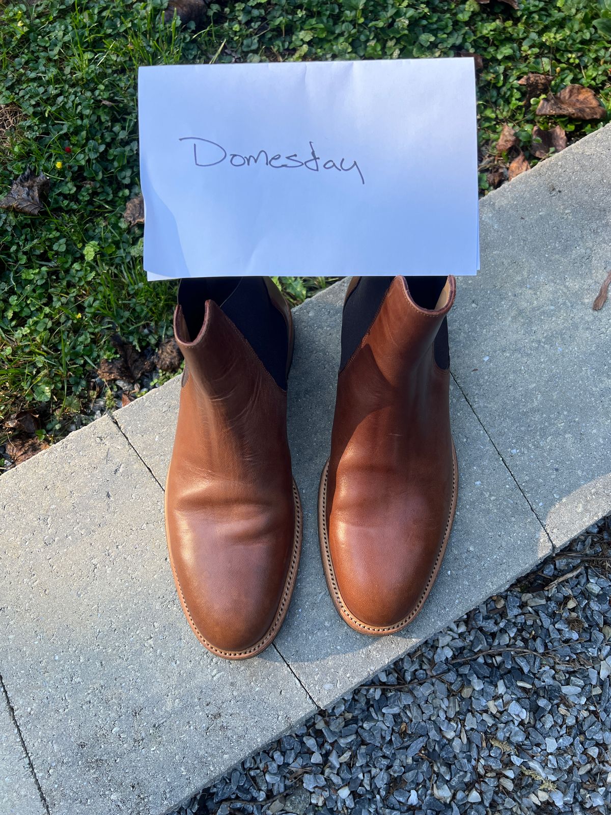 Photo by Benjamnb on October 14, 2024 of the Rider Boot Co. Fritz in Maryam Toscanello Horsebutt.
