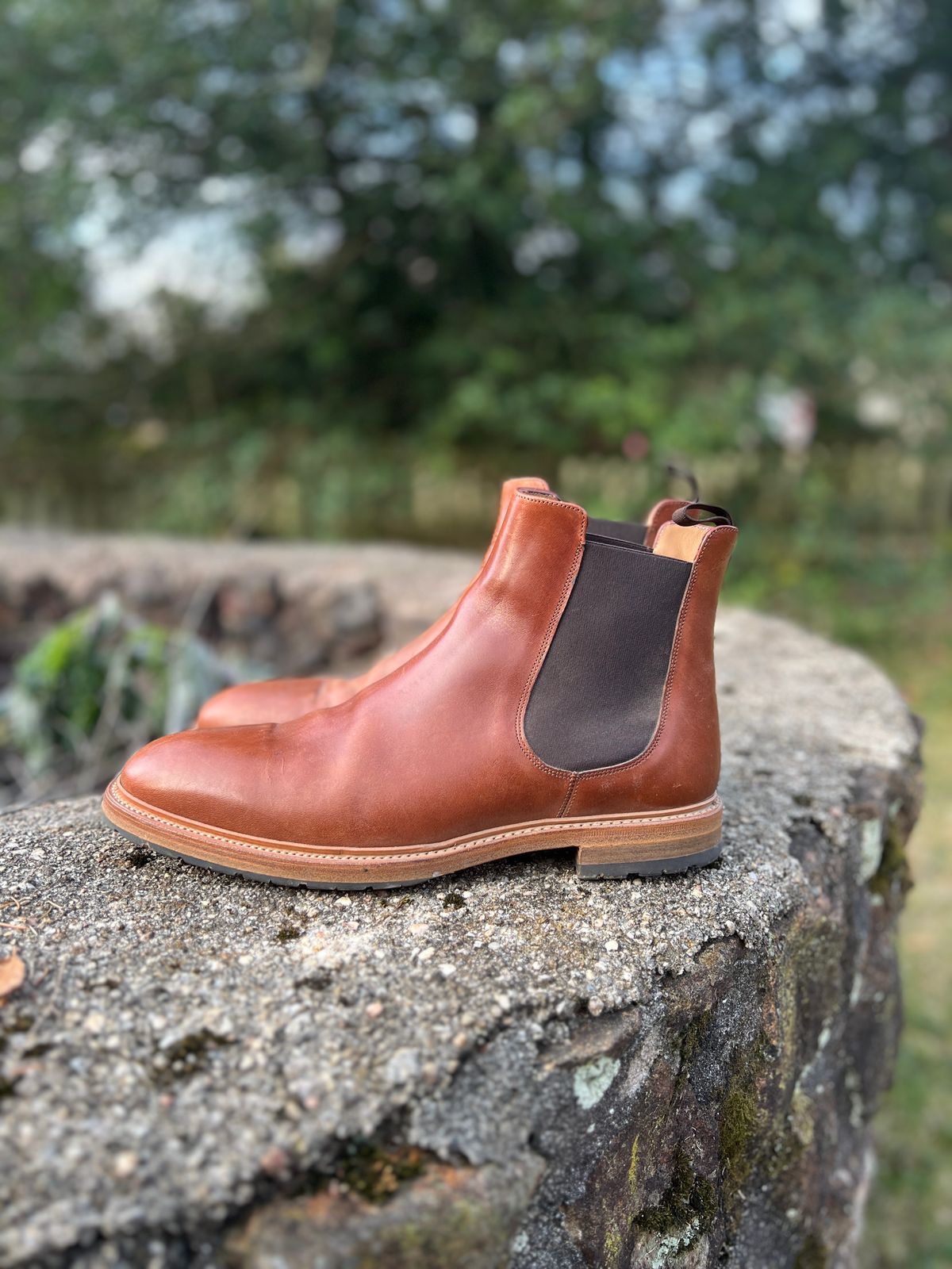 Photo by Benjamnb on December 4, 2024 of the Rider Boot Co. Fritz in Maryam Toscanello Horsebutt.