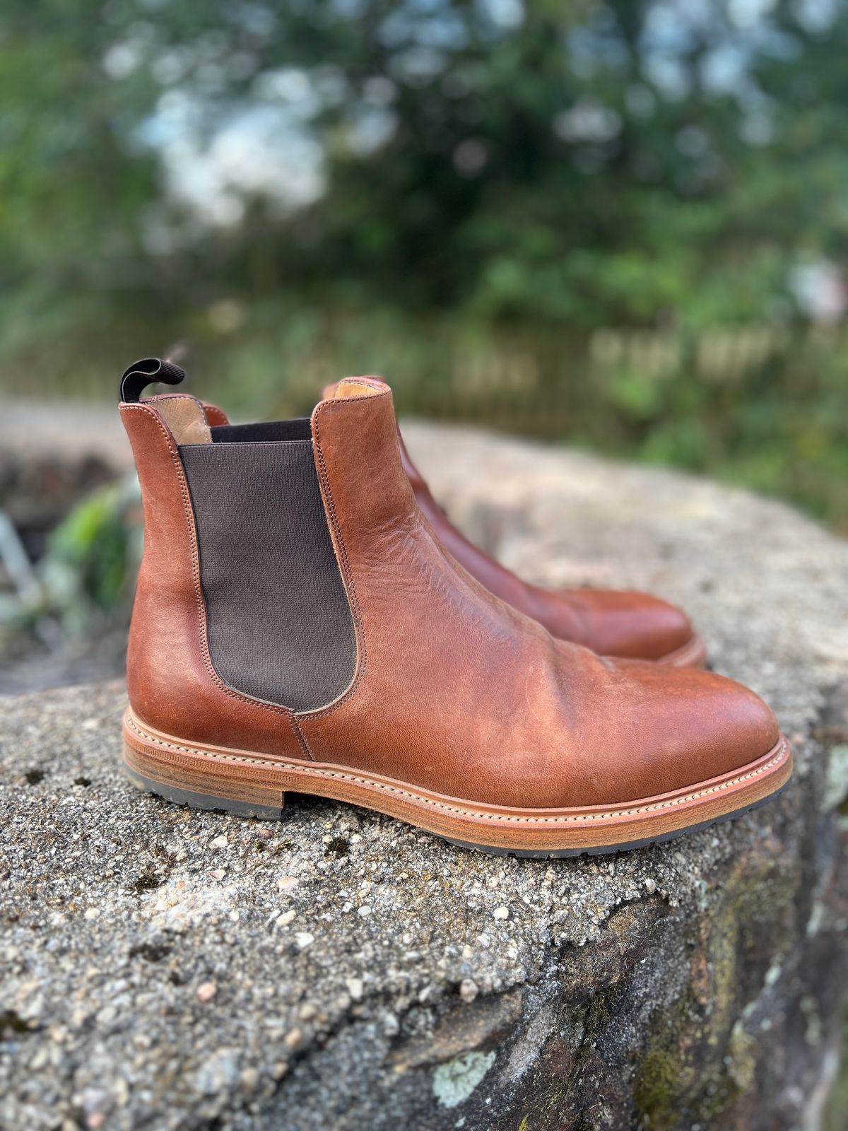 Photo by Benjamnb on December 4, 2024 of the Rider Boot Co. Fritz in Maryam Toscanello Horsebutt.