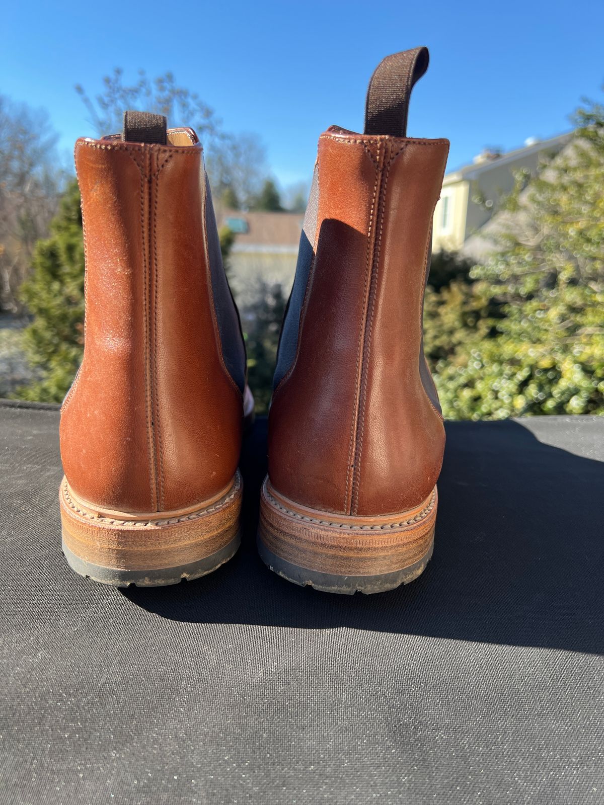 Photo by Benjamnb on January 5, 2025 of the Rider Boot Co. Fritz in Maryam Toscanello Horsebutt.