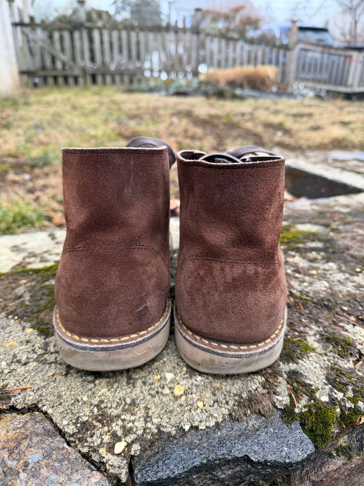 Photo by Benjamnb on March 3, 2026 of the Red Wing Weekender Chukka in Chocolate Muleskinner.