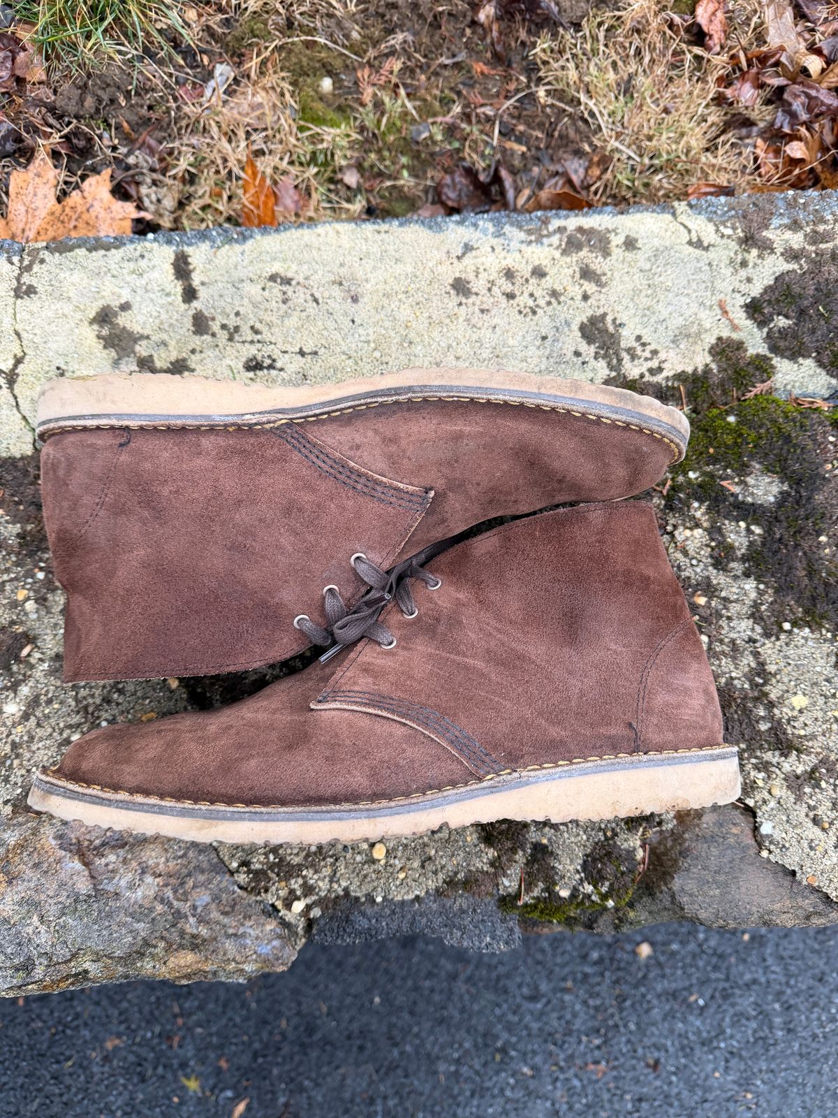 Photo by Benjamnb on March 3, 2026 of the Red Wing Weekender Chukka in Chocolate Muleskinner.