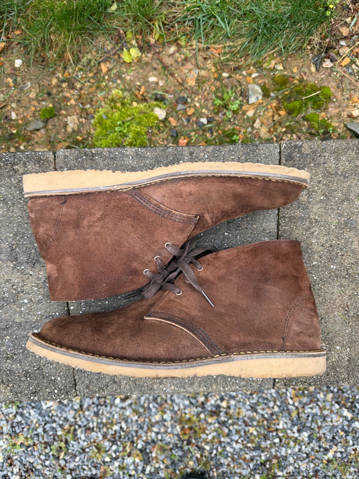 Photo by Benjamnb on April 3, 2026 of the Red Wing Weekender Chukka in Chocolate Muleskinner.