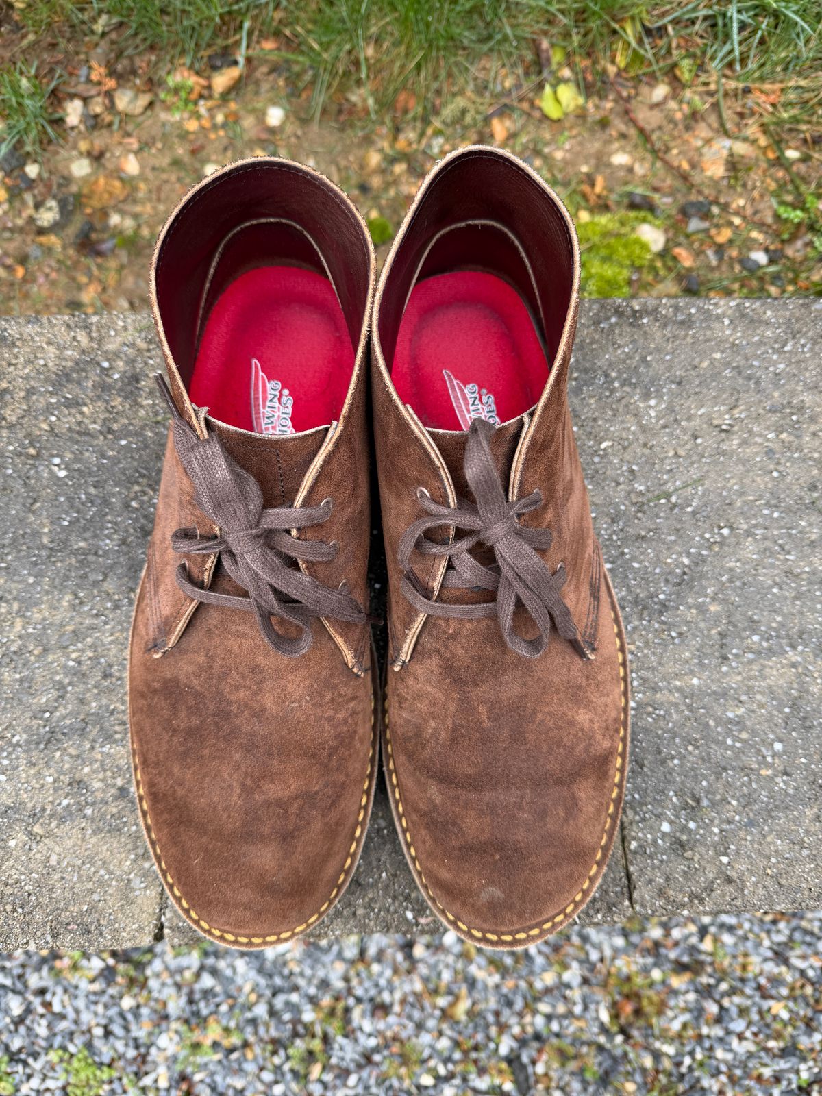 Photo by Benjamnb on April 3, 2026 of the Red Wing Weekender Chukka in Chocolate Muleskinner.