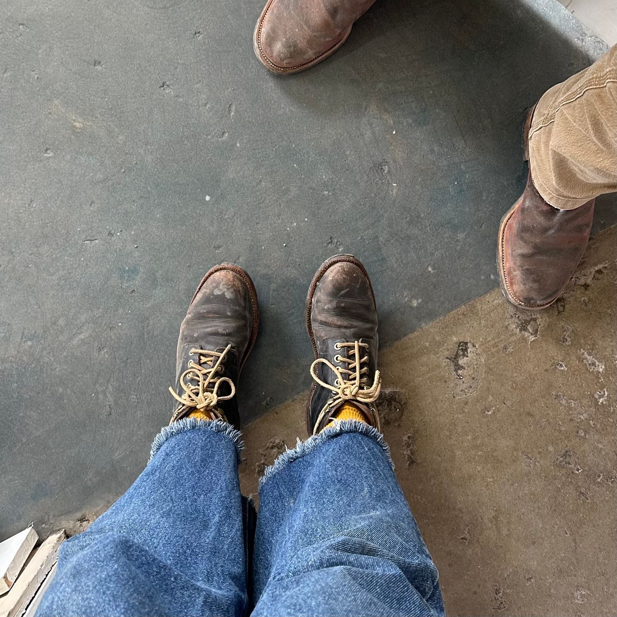 Photo by lydialove on March 25, 2024 of the Grant Stone Nora Boot in Horween Black Chromexcel.