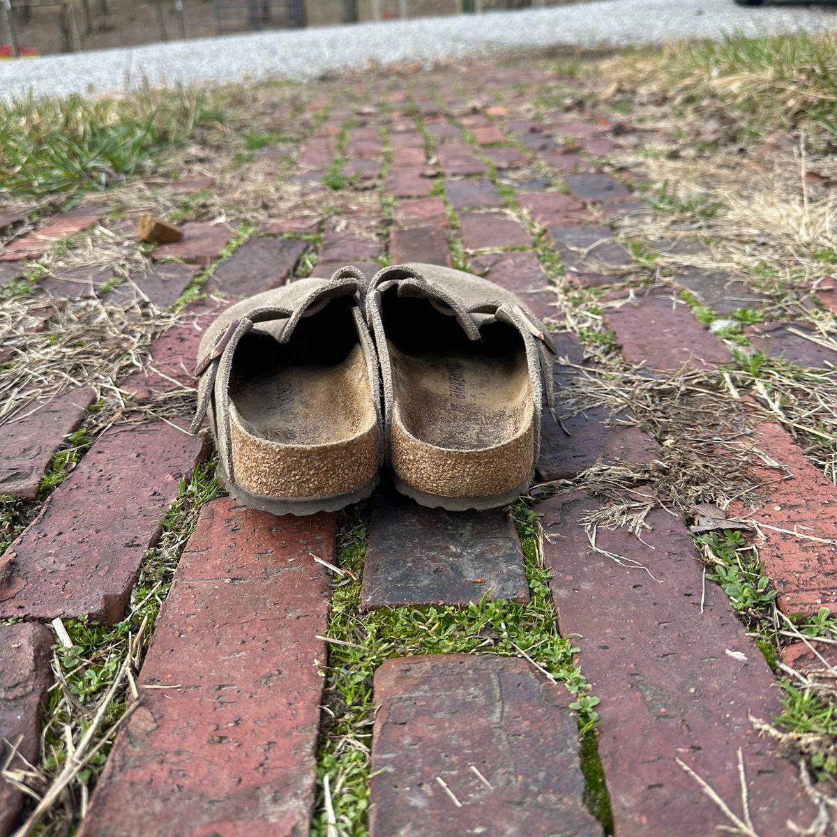 Photo by lydialove on March 2, 2024 of the Birkenstock Boston in Taupe Suede.