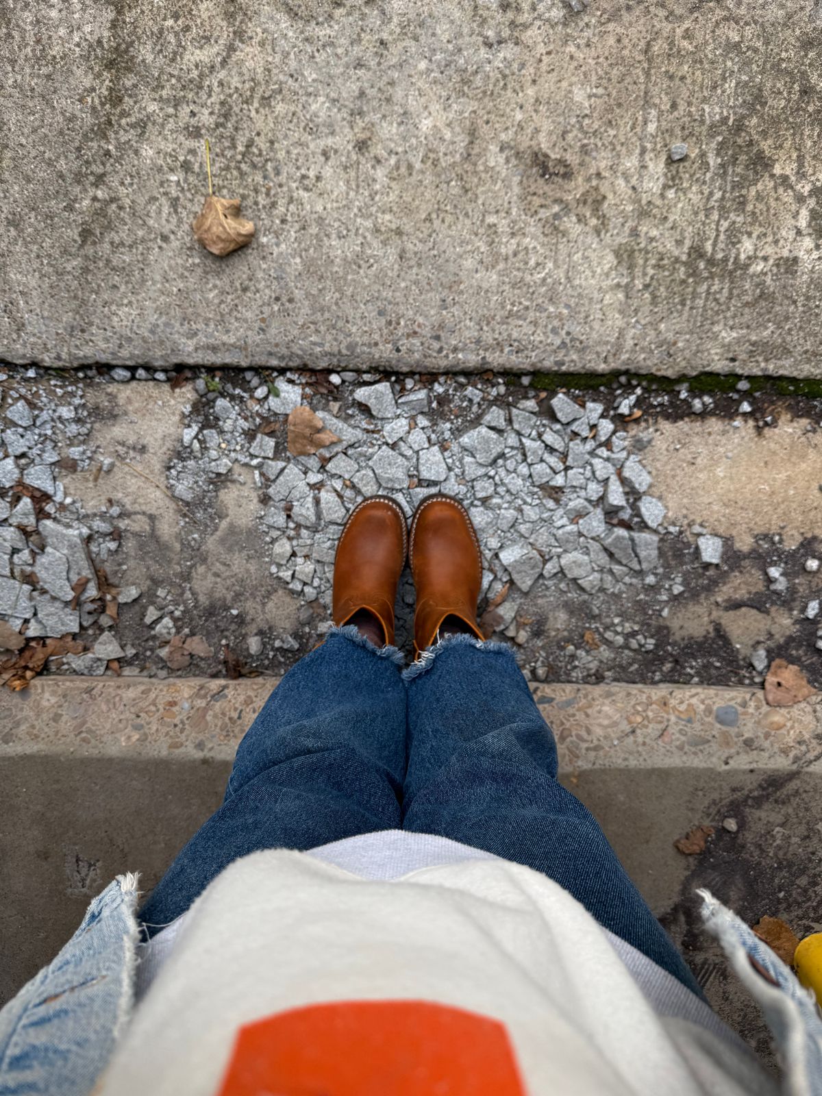 Photo by lydialove on November 1, 2025 of the Nicks Palouse in Horween Orange Predator.