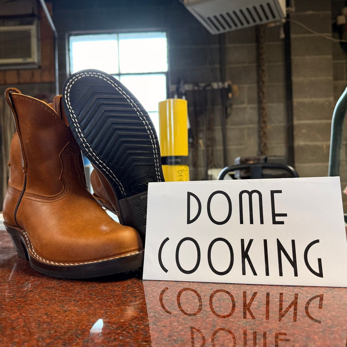 Photo by lydialove on November 1, 2025 of the Nicks Palouse in Horween Orange Predator.