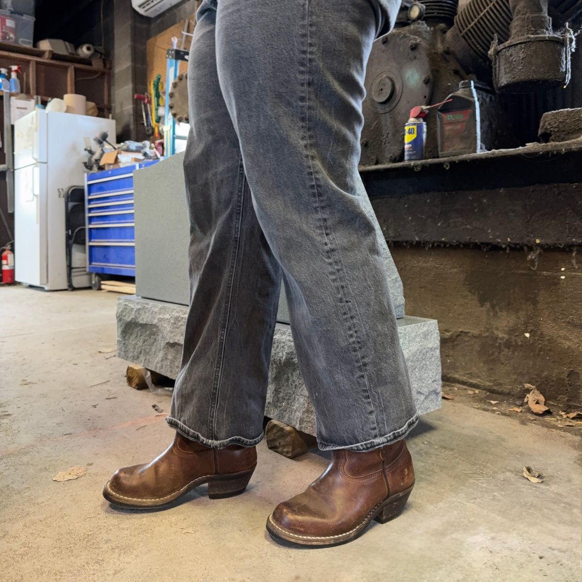 Photo by lydialove on December 4, 2025 of the Nicks Palouse in Horween Orange Predator.