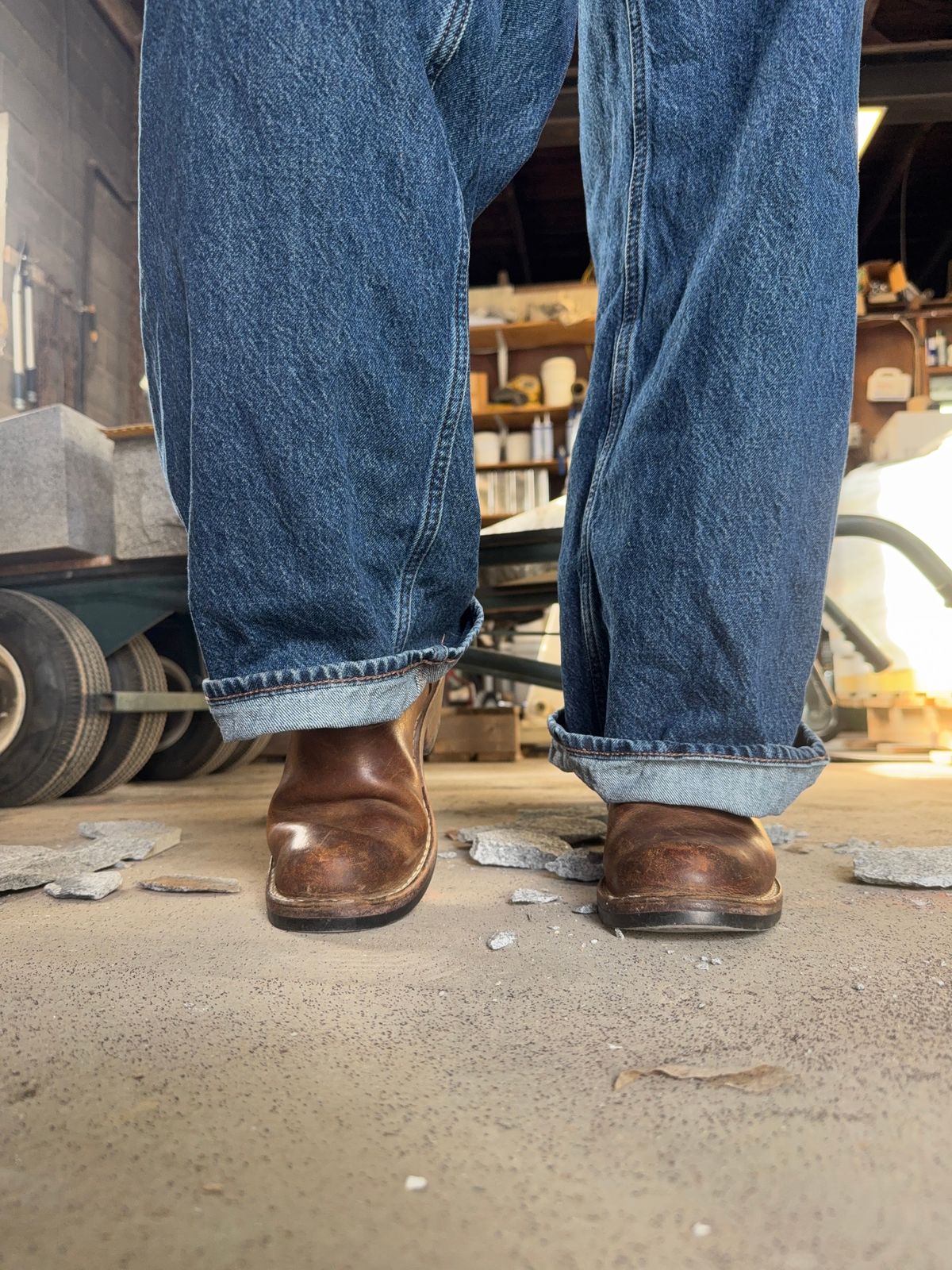 Photo by lydialove on March 5, 2026 of the Nicks Palouse in Horween Orange Predator.