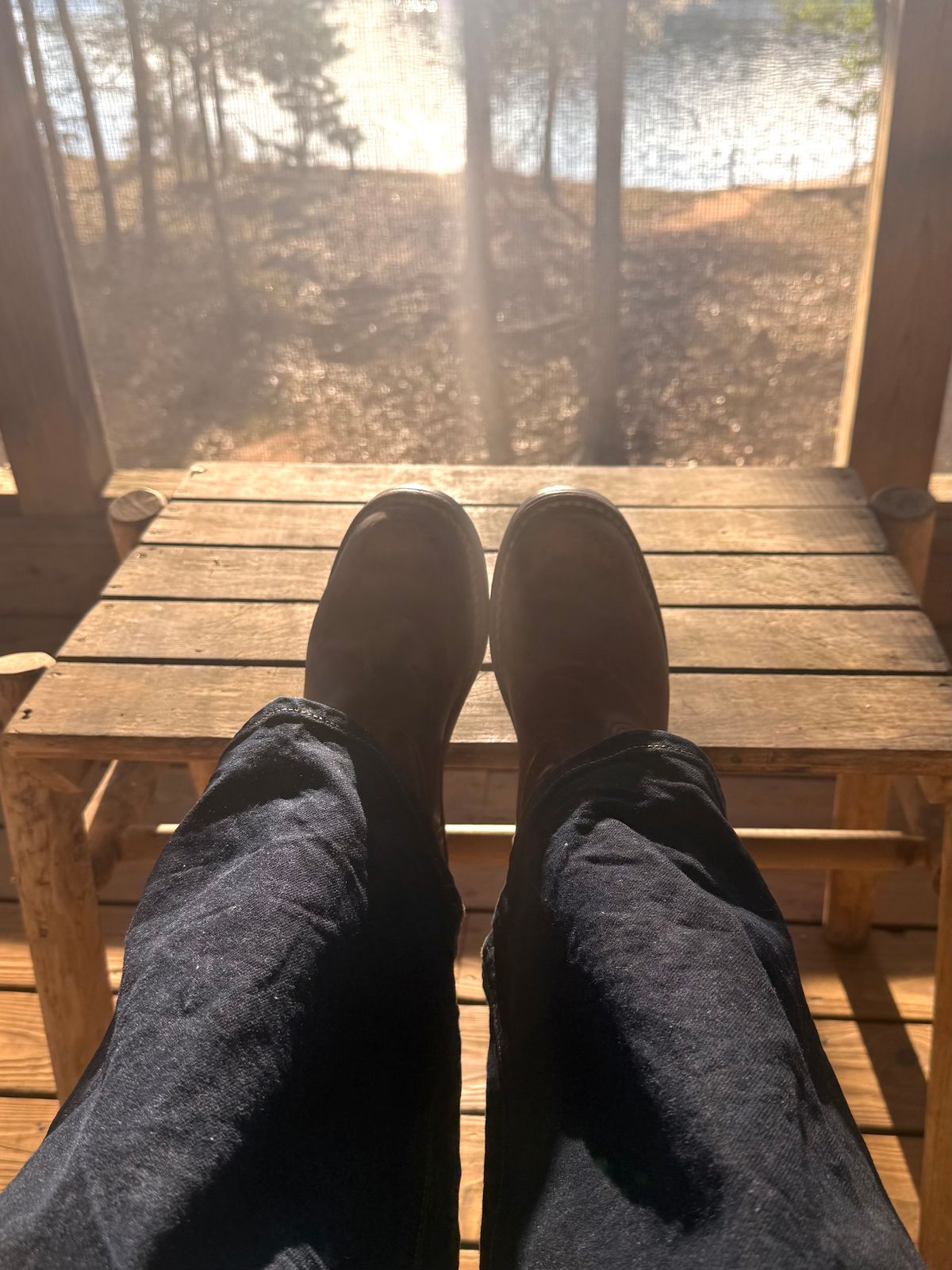 Photo by lydialove on March 18, 2026 of the Nicks Palouse in Horween Orange Predator.