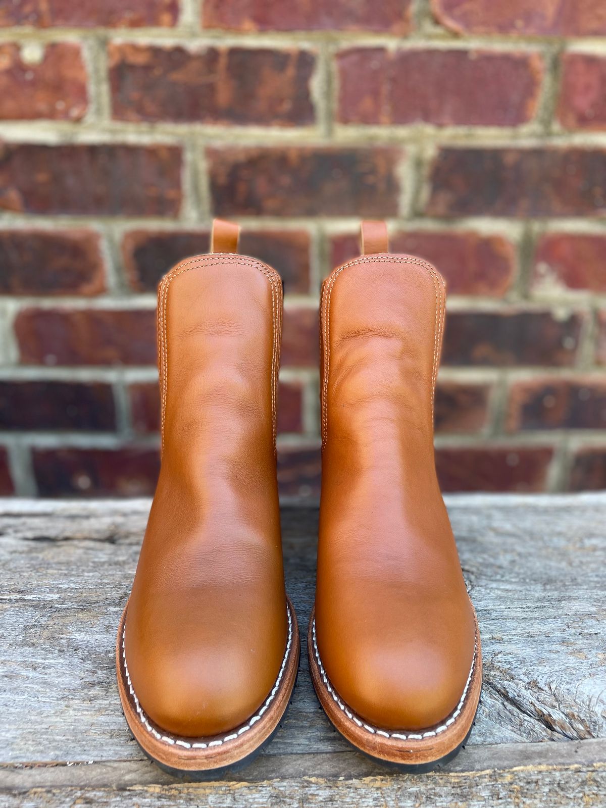 Photo by lydialove on October 5, 2022 of the Red Wing Unlisted Model in Unlisted Leather.