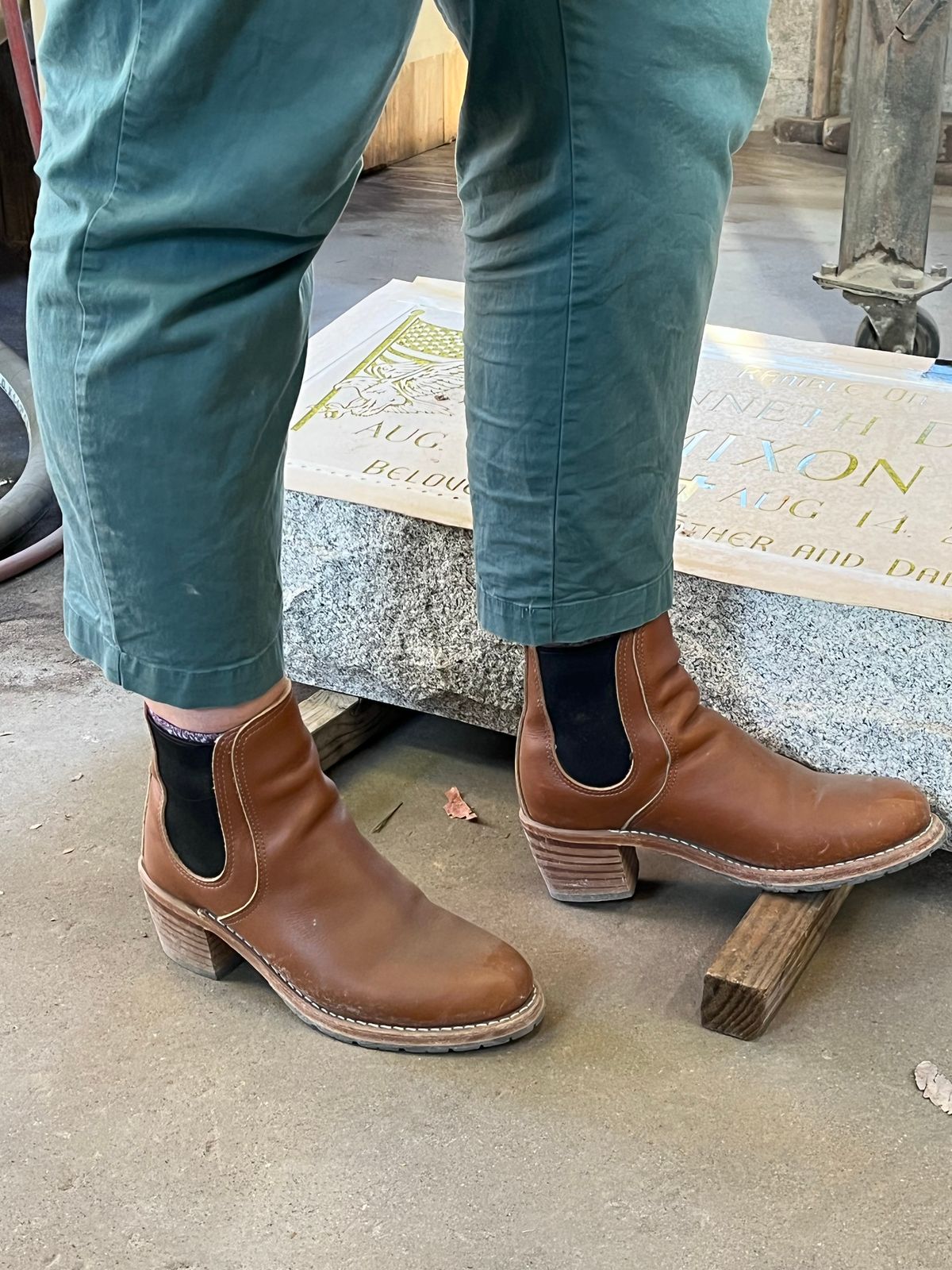 Photo by lydialove on October 21, 2022 of the Red Wing Unlisted Model in Unlisted Leather.