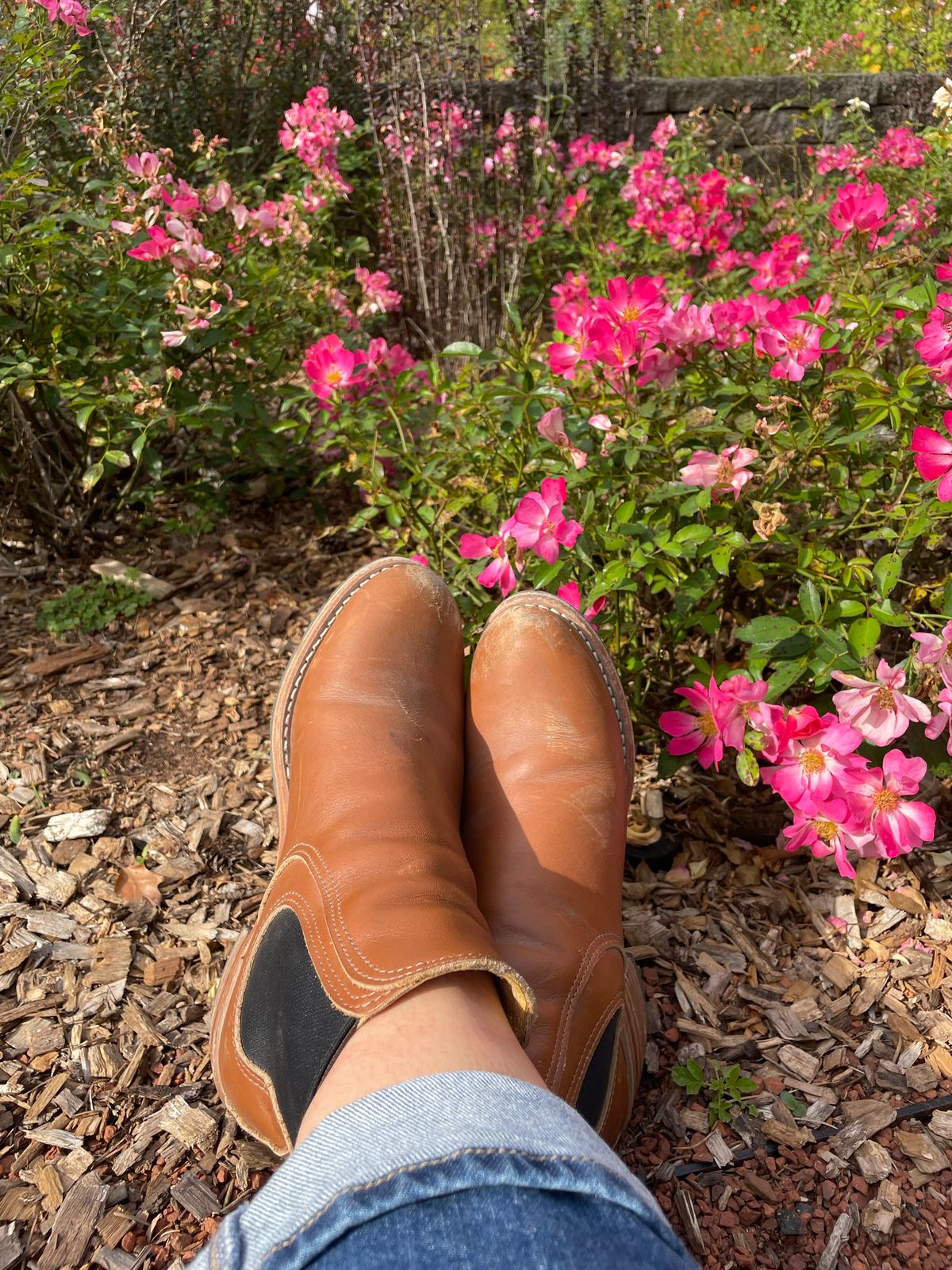 Photo by lydialove on October 29, 2022 of the Red Wing Unlisted Model in Unlisted Leather.