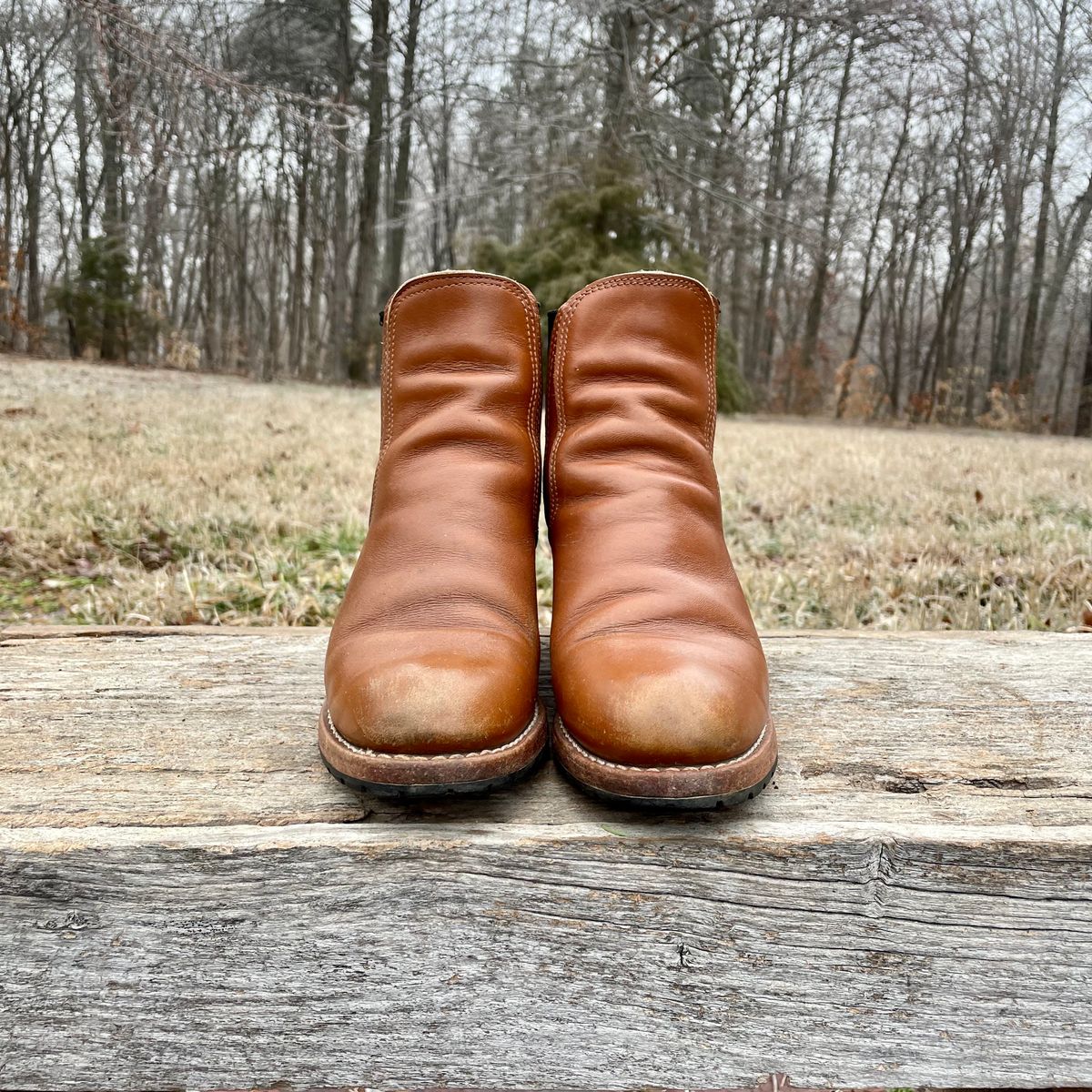 Photo by lydialove on February 2, 2023 of the Red Wing Unlisted Model in Unlisted Leather.