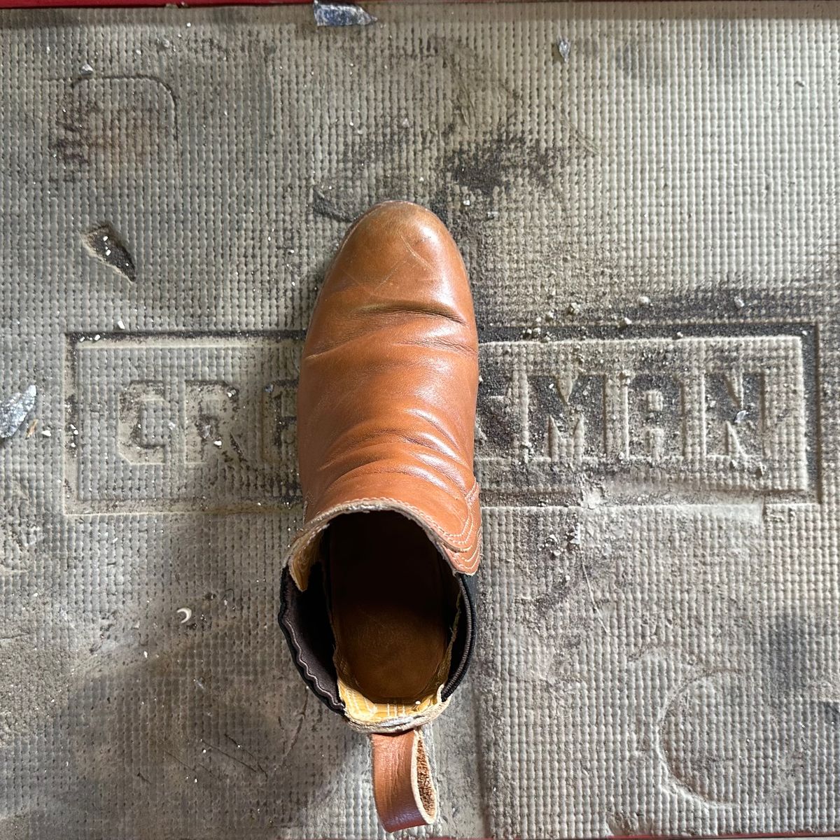 Photo by lydialove on April 4, 2023 of the Red Wing Unlisted Model in Unlisted Leather.