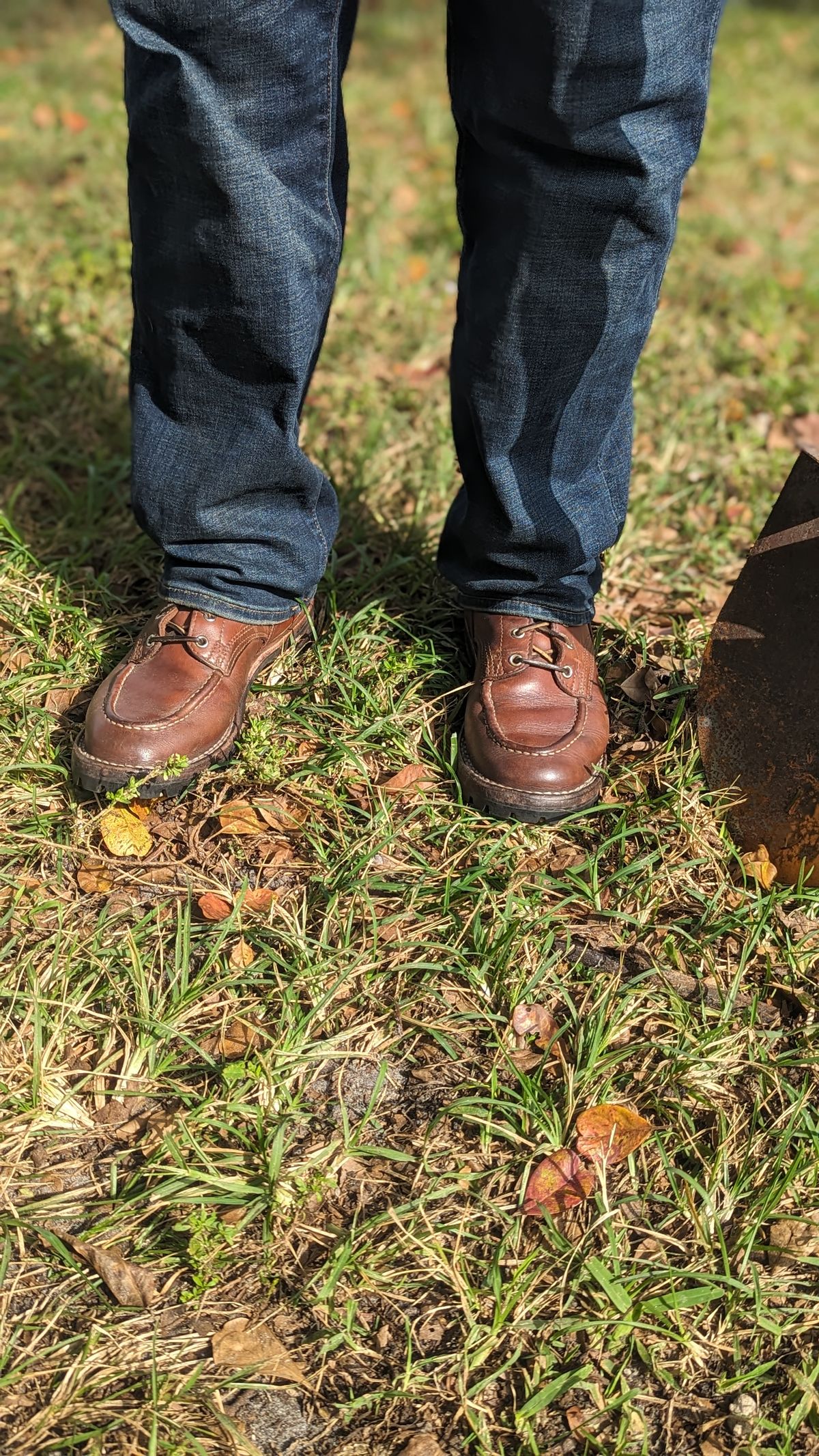 Photo by Briansbootpage on December 4, 2023 of the Nicks Moc Toe in Seidel 1964 Brown.