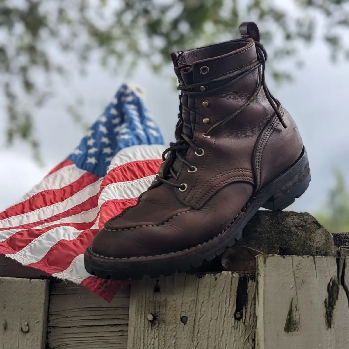 Photo by Briansbootpage on December 23, 2023 of the Nicks Moc Toe in Seidel 1964 Brown.