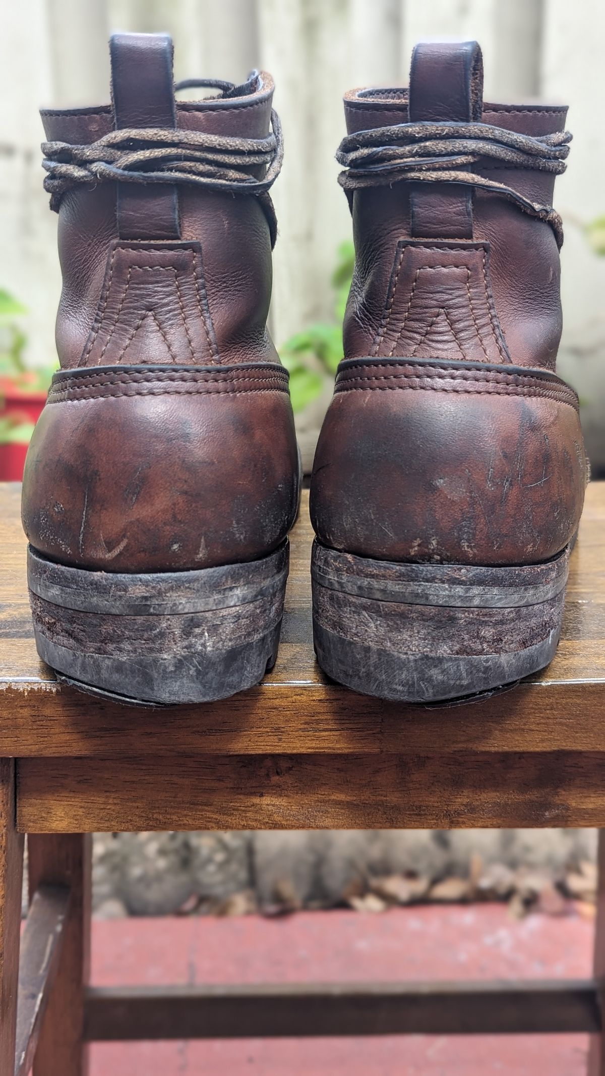 Photo by Briansbootpage on March 3, 2024 of the Nicks Moc Toe in Seidel 1964 Brown.