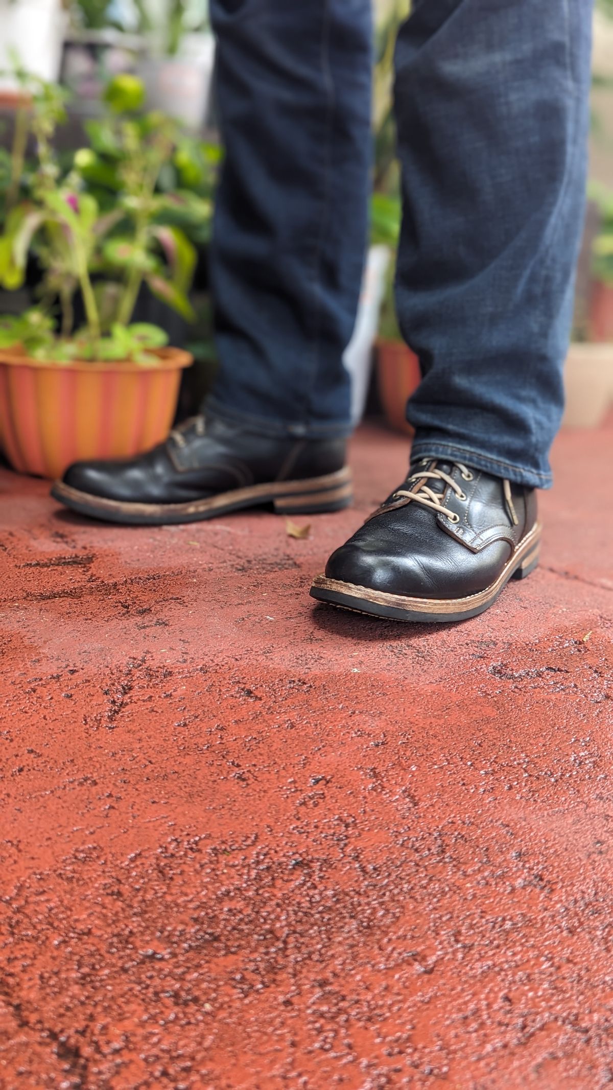 Photo by Briansbootpage on December 4, 2023 of the Truman Service Boot in Black Teacore.