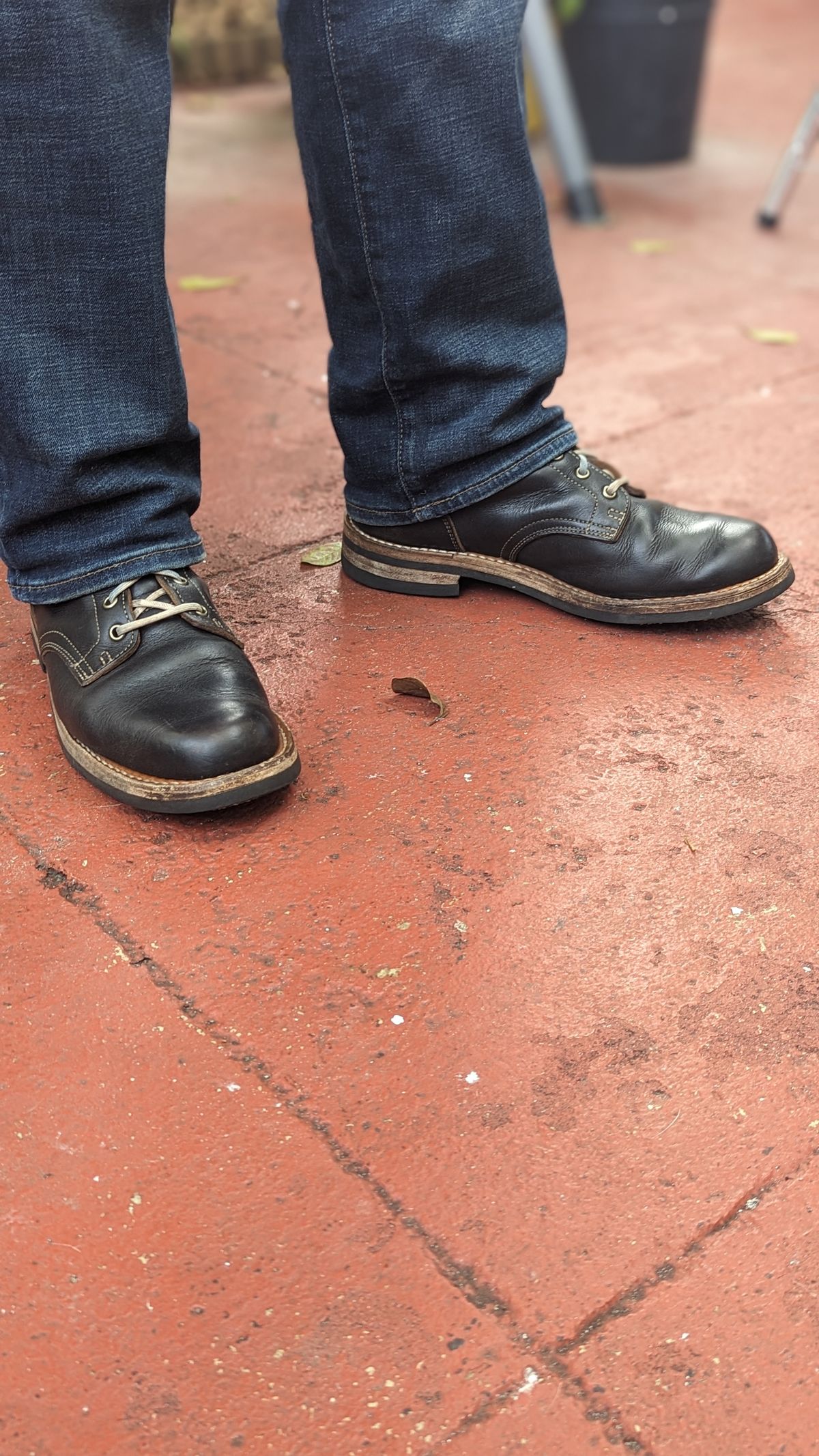 Photo by Briansbootpage on January 2, 2024 of the Truman Service Boot in Black Teacore.