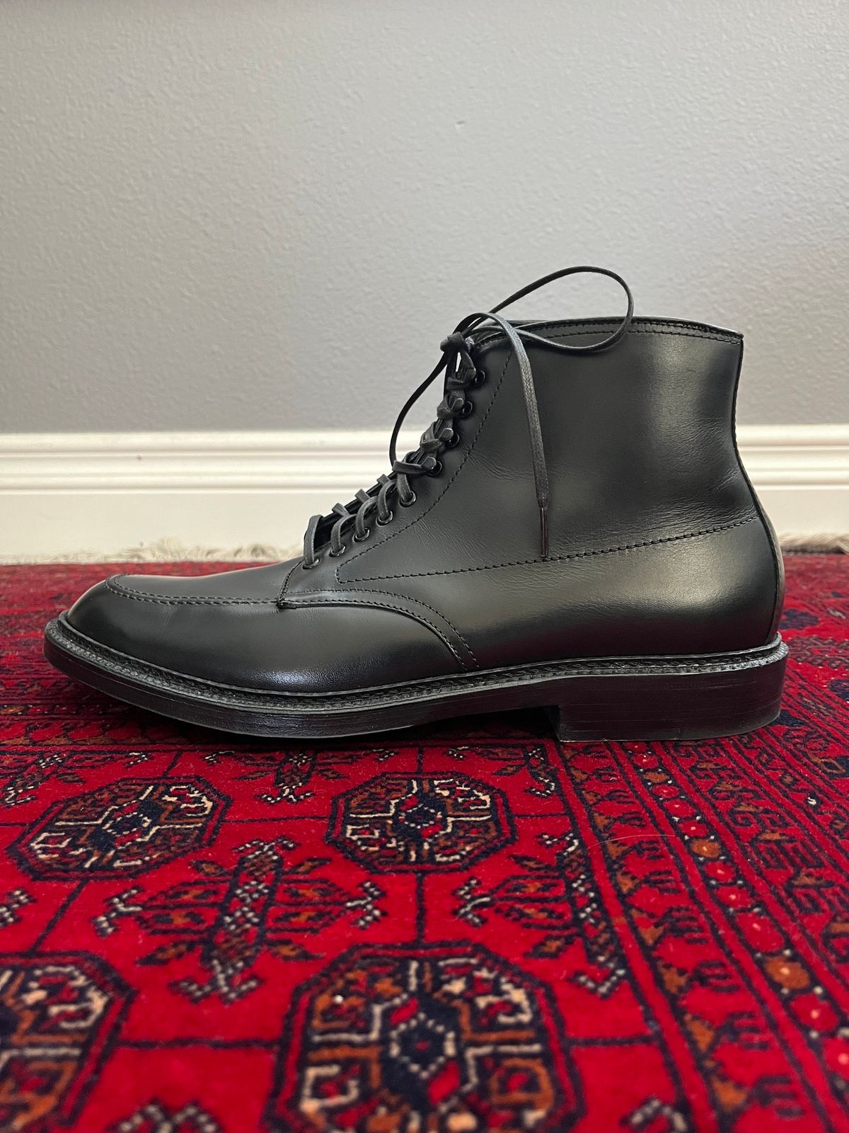 Photo by (deleted user) on November 2, 2023 of the Alden Indy Boot in Black Calfskin.