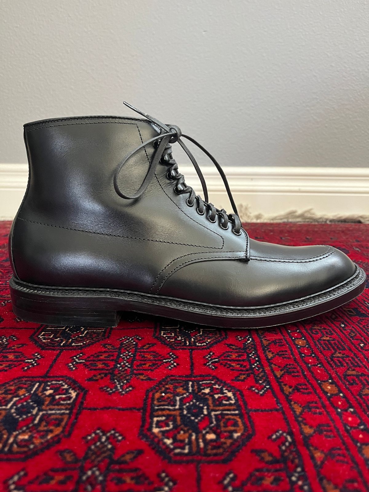 Photo by (deleted user) on November 2, 2023 of the Alden Indy Boot in Black Calfskin.