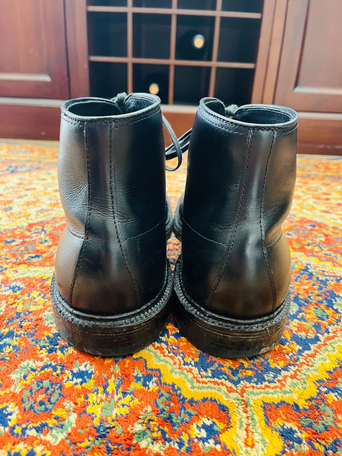Photo by (deleted user) on January 5, 2024 of the Alden Indy Boot in Black Calfskin.