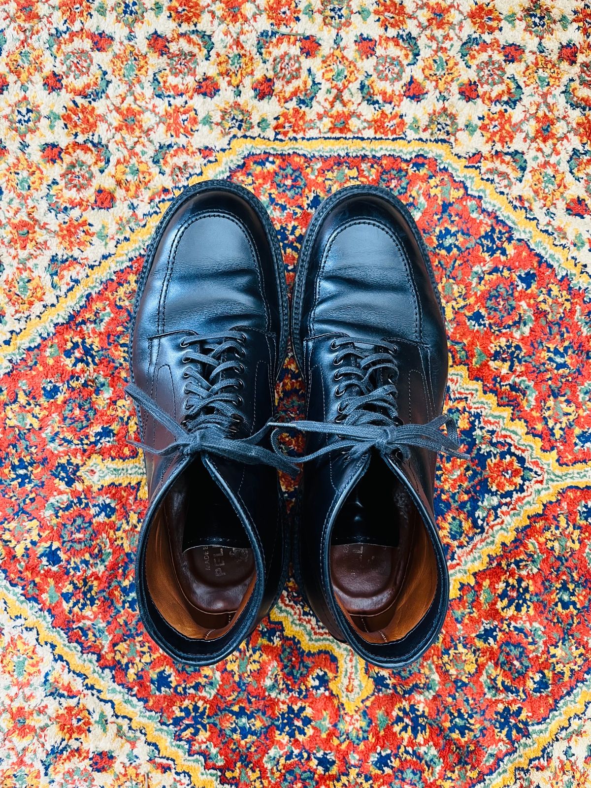 Photo by (deleted user) on January 5, 2024 of the Alden Indy Boot in Black Calfskin.