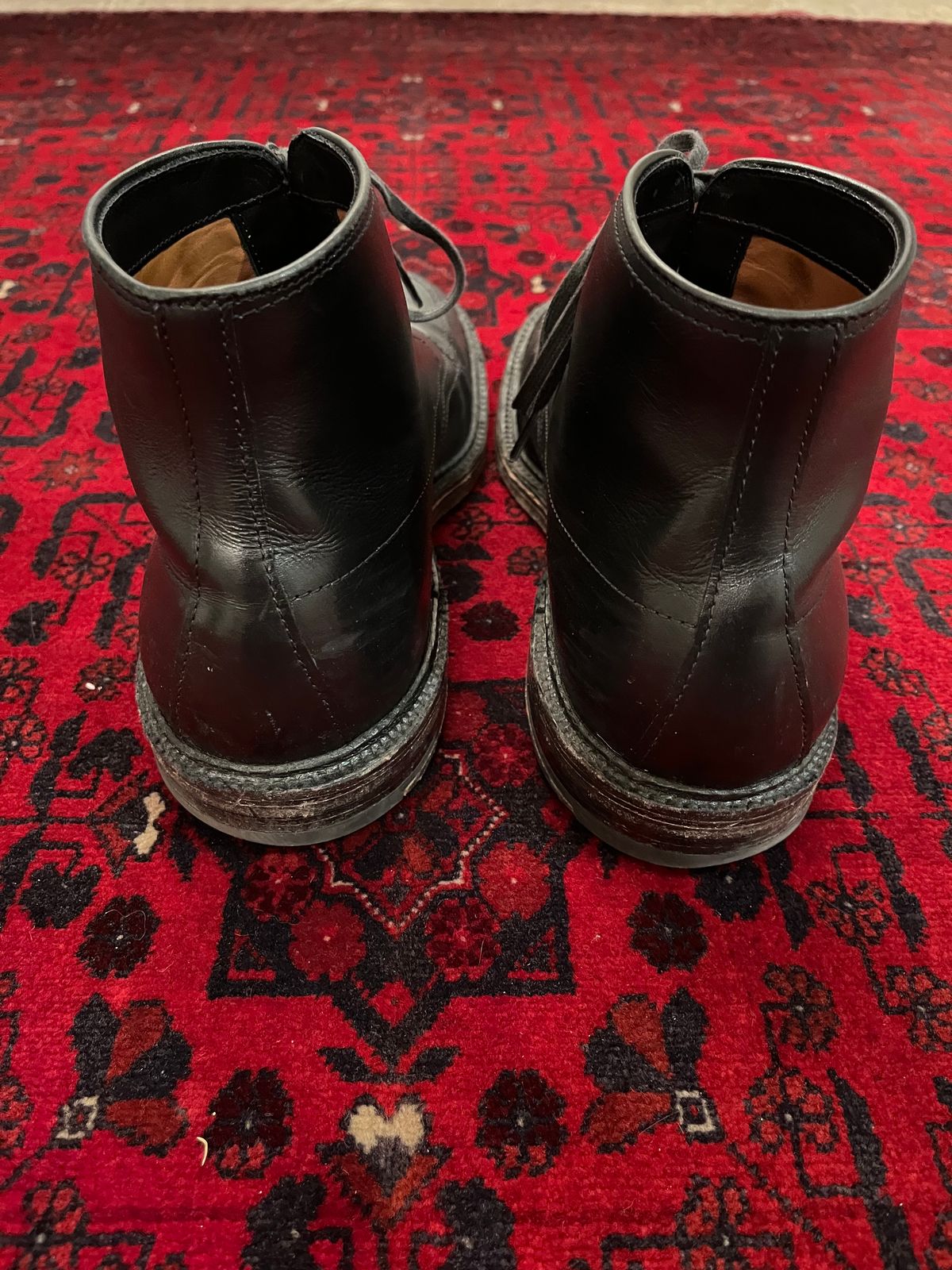 Photo by (deleted user) on April 6, 2024 of the Alden Indy Boot in Black Calfskin.