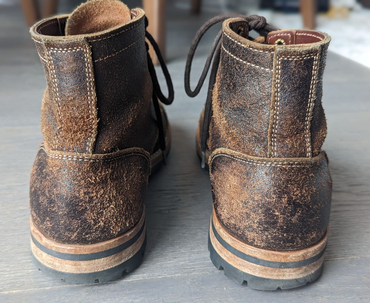 Photo by vpaladino on April 5, 2023 of the Truman Unlisted Model in Horween Java Waxed Flesh.