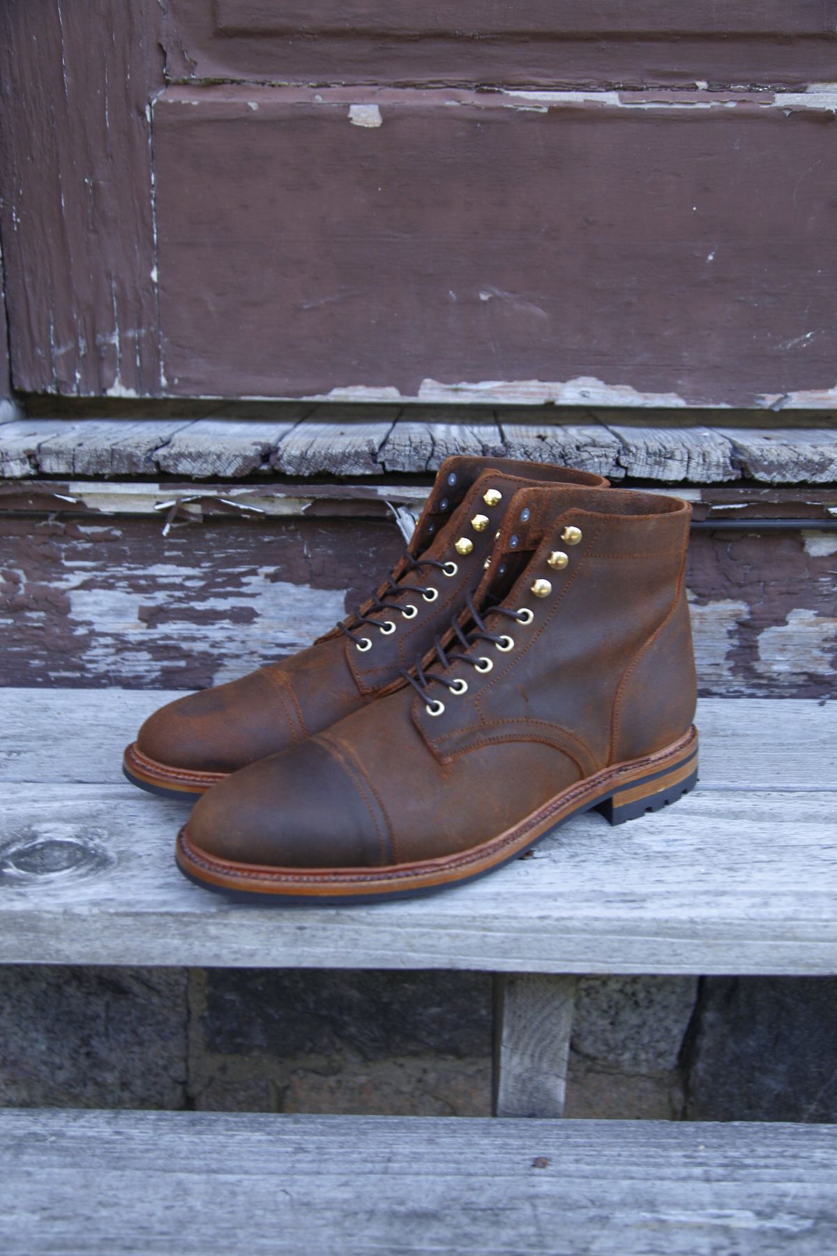 Photo by evknee on October 1, 2023 of the Parkhurst The Richmond in Rust Waxy.